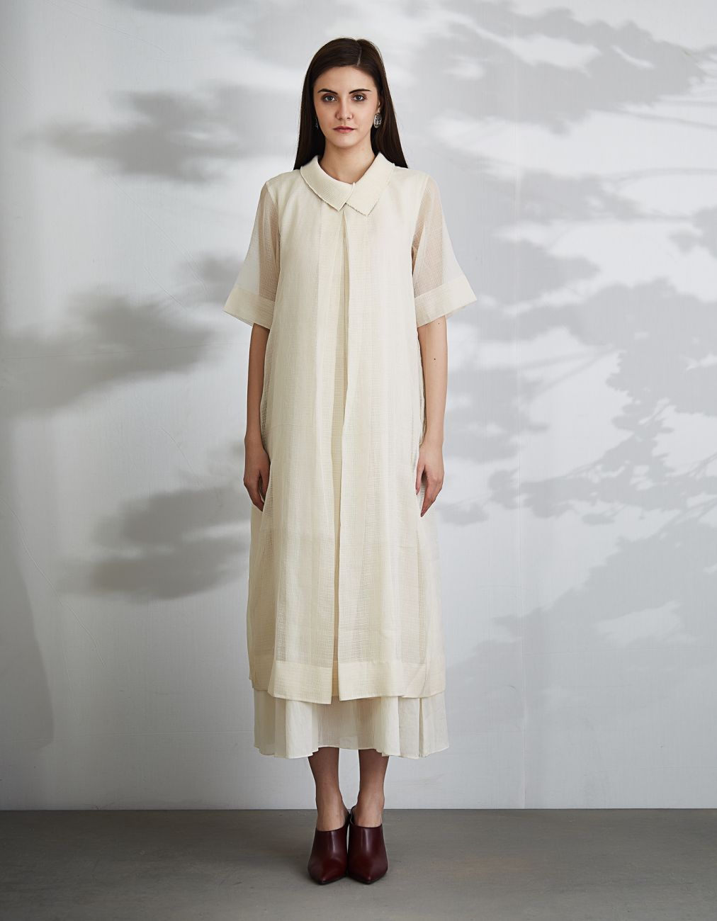 Classic collar dress