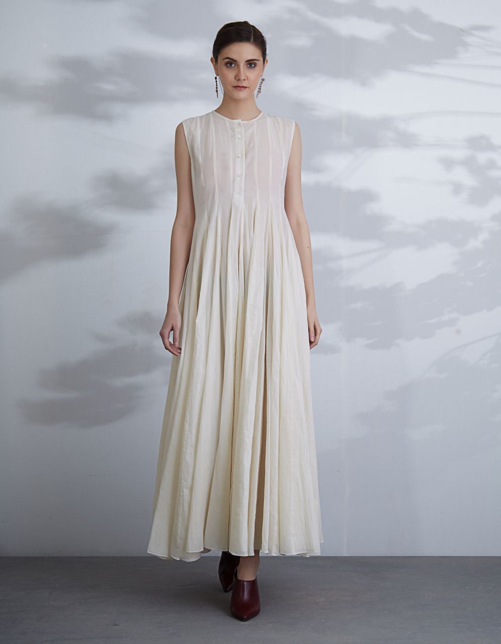 Cream kota dress