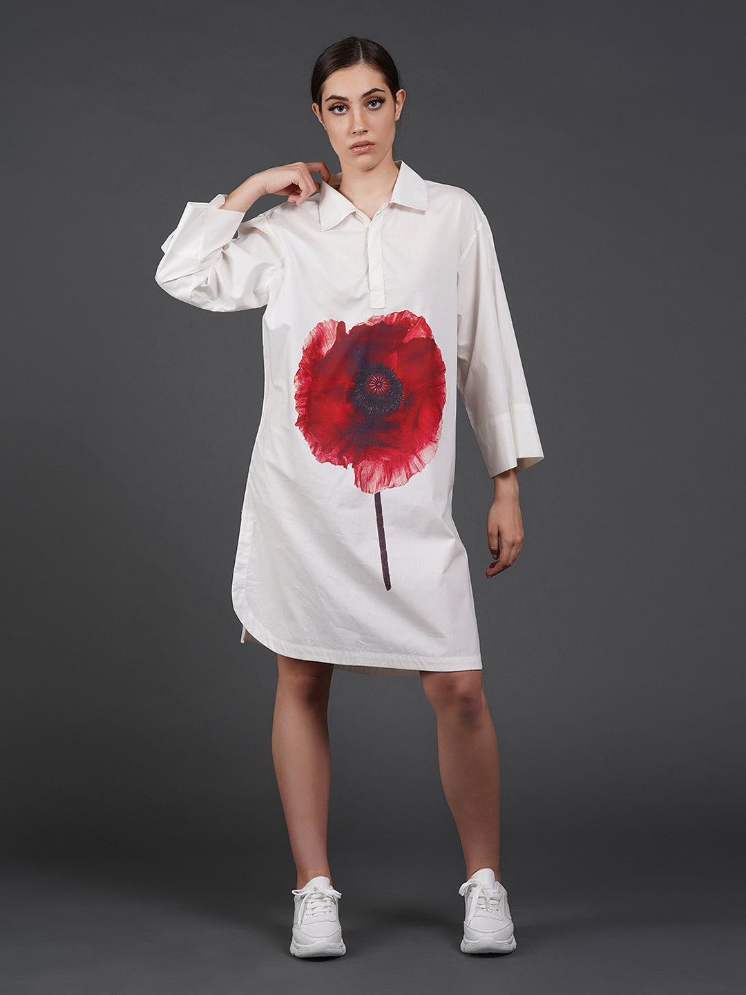 Crimson Burst shirt