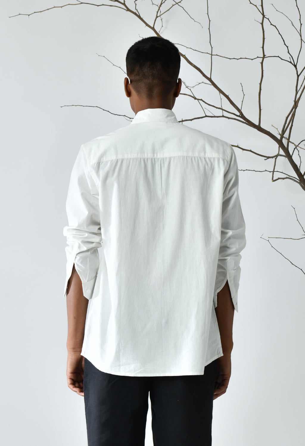 White detailed shirt