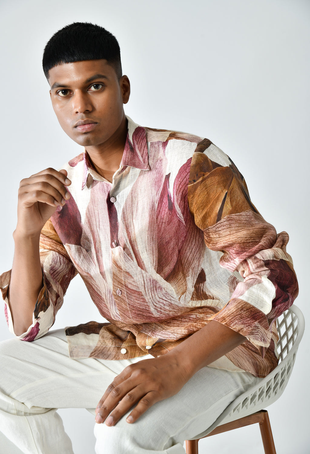 Linen Pattern Shirt