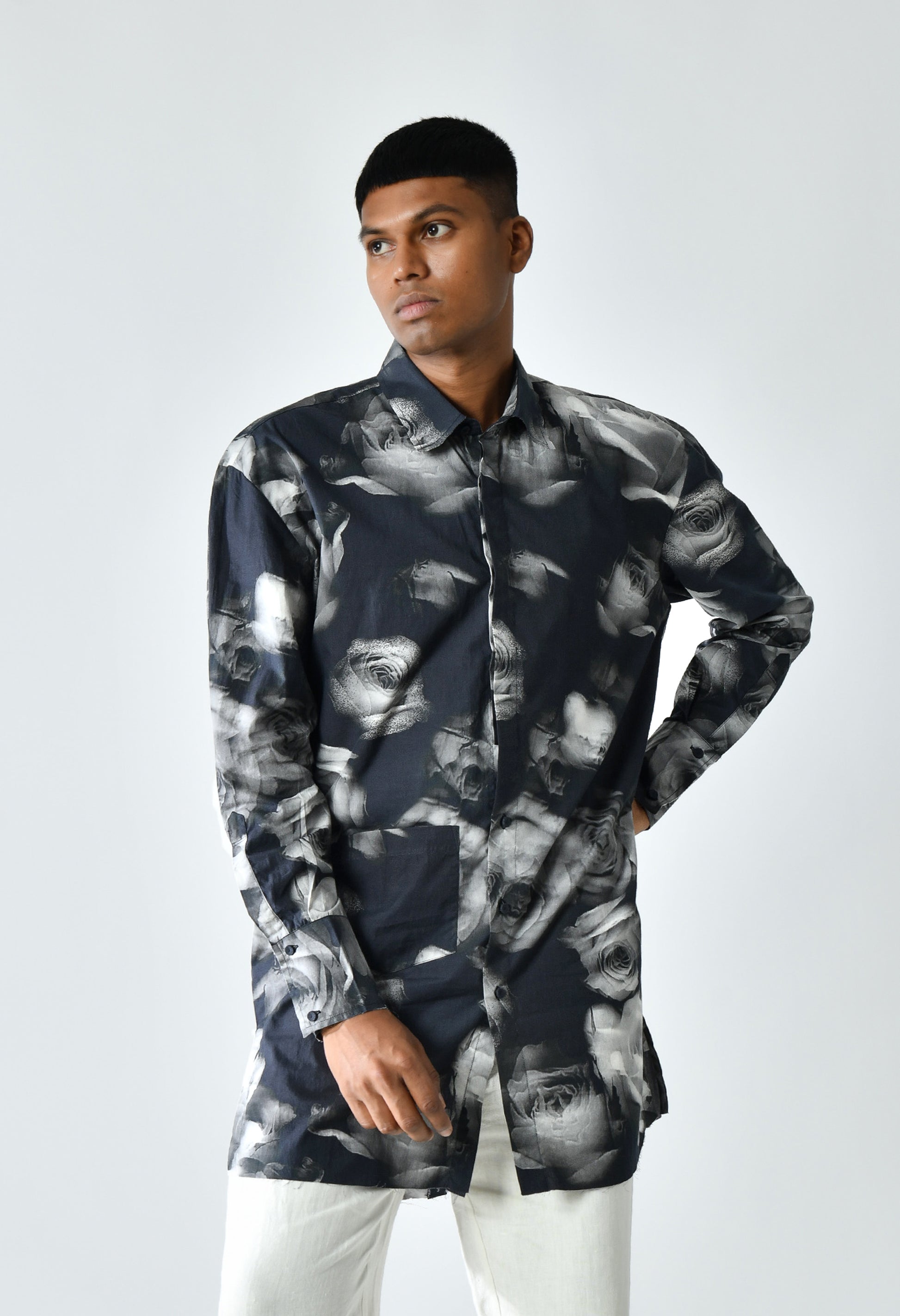 Rose Contrast Shirt