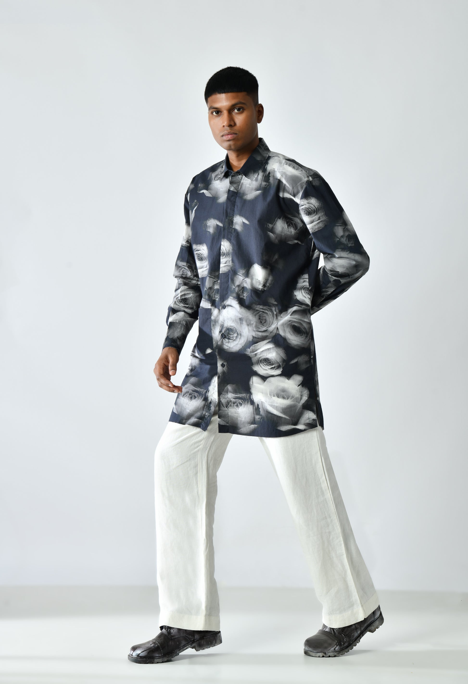 Rose Contrast Shirt