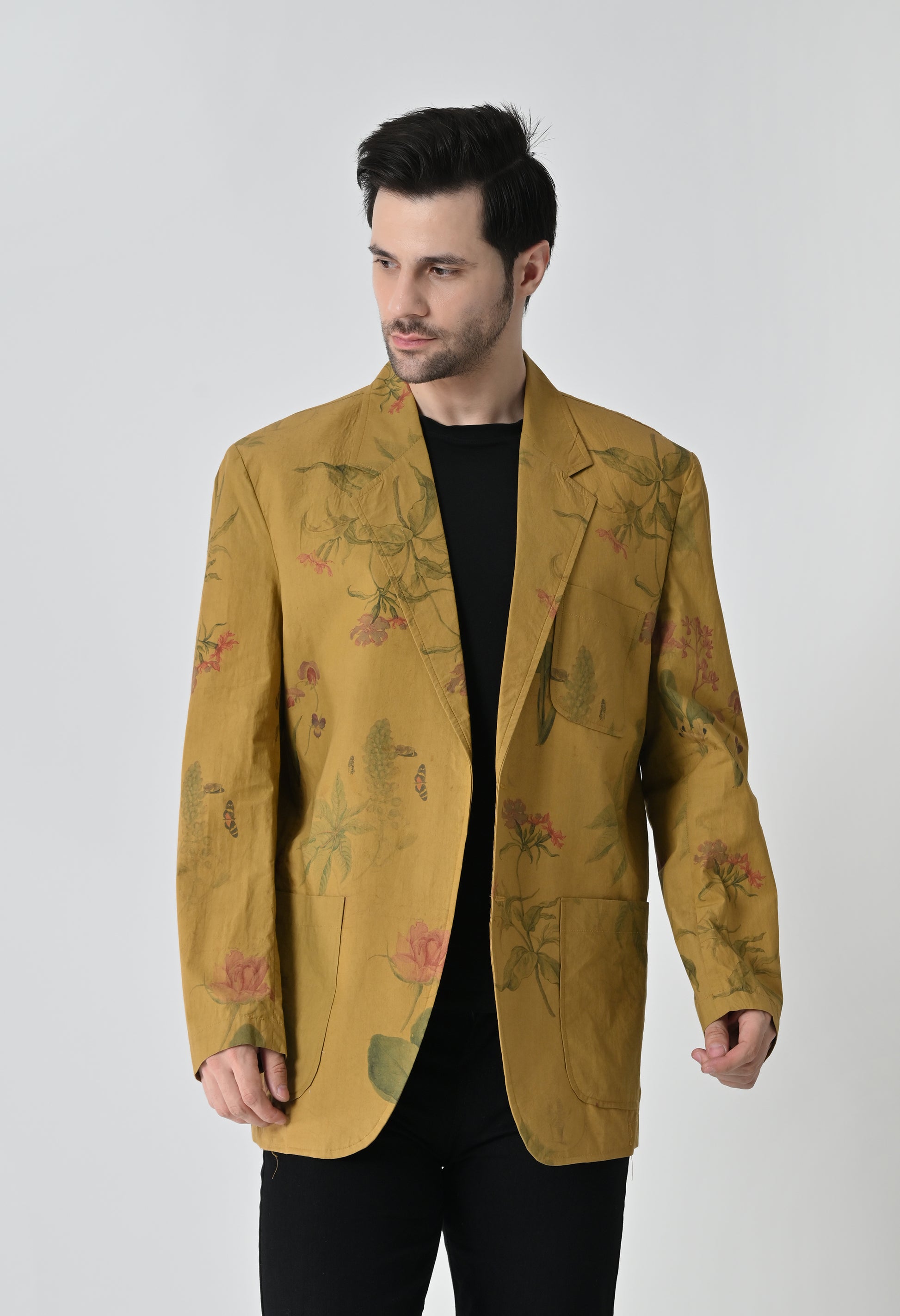 Floral printed jacket