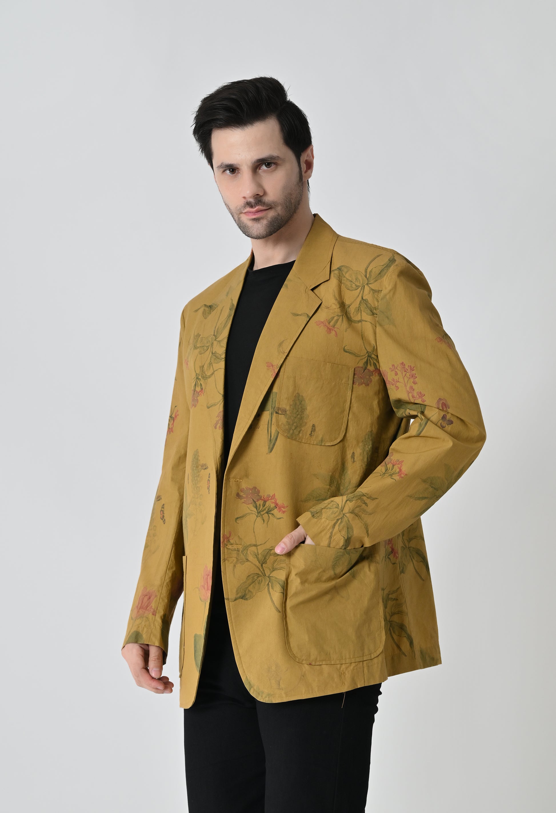Floral printed jacket