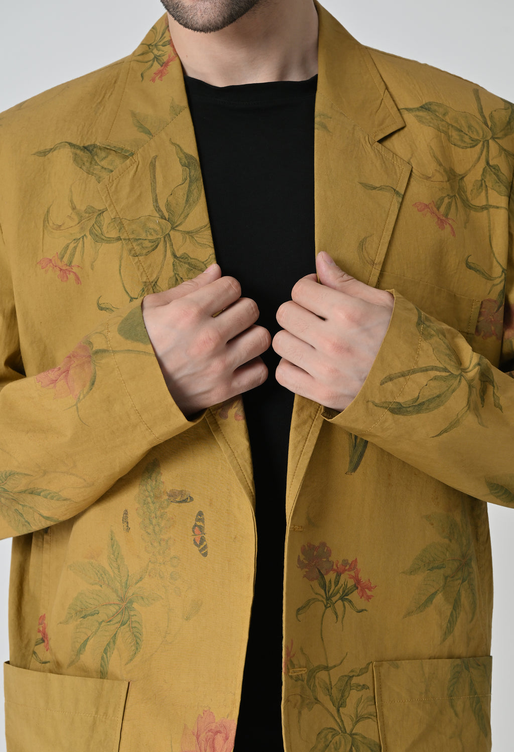 Floral printed jacket