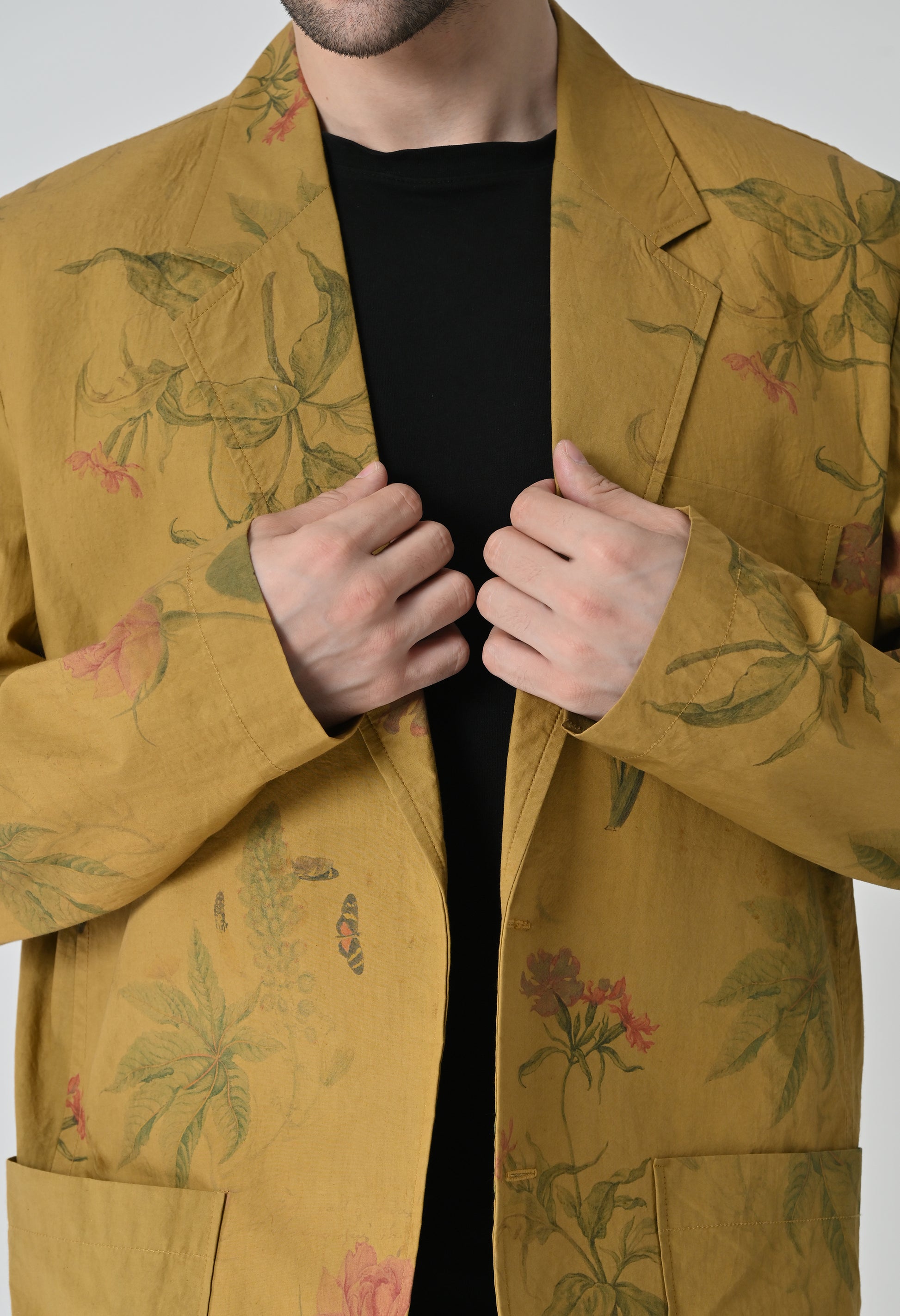 Floral printed jacket