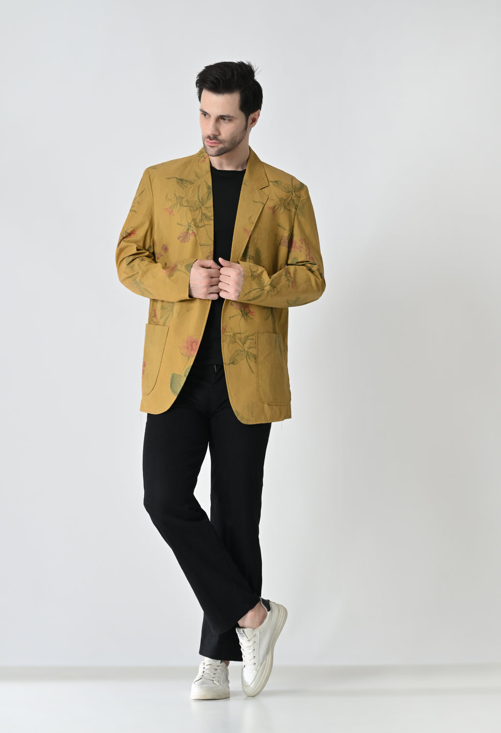 Floral printed jacket