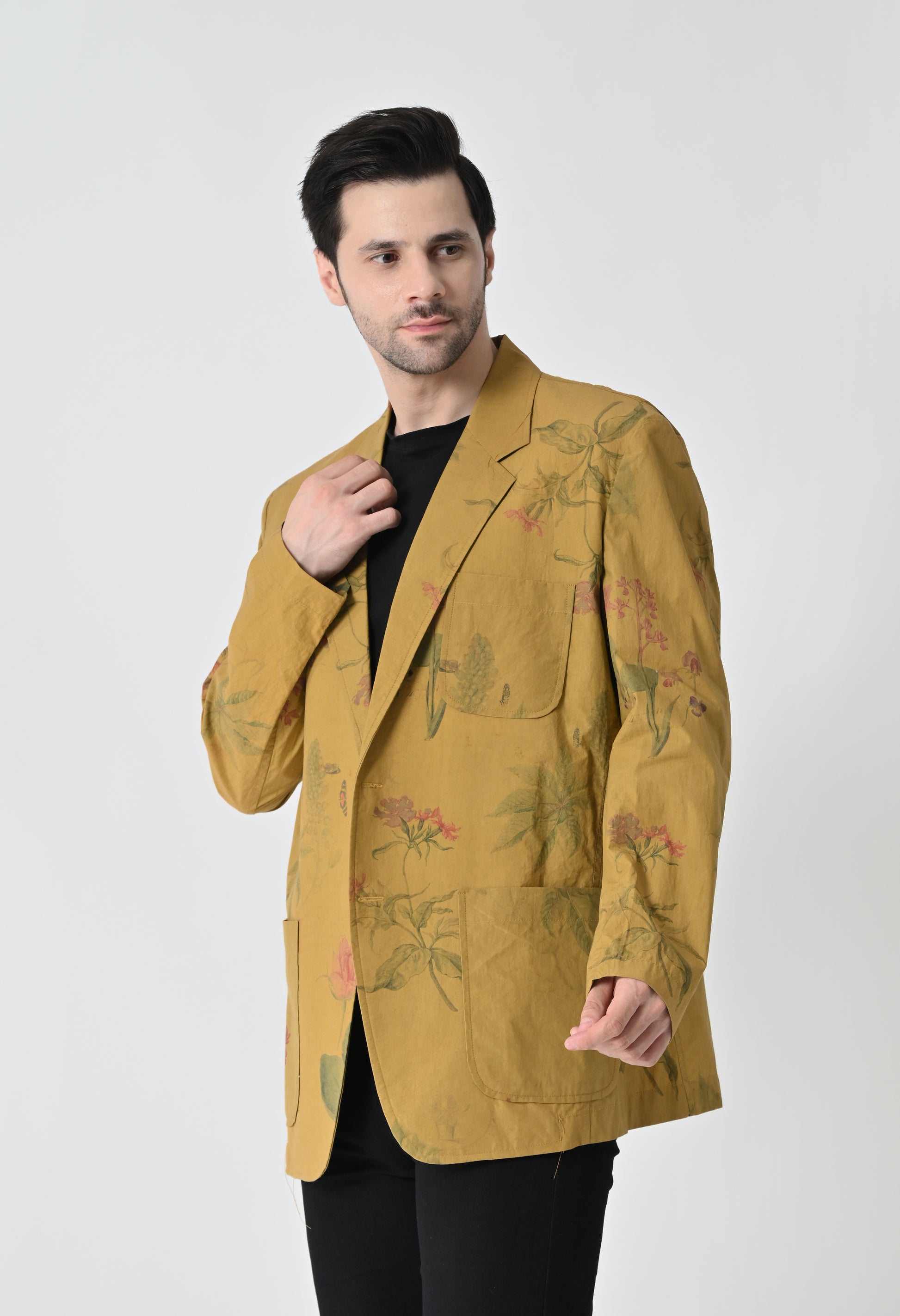 Floral printed jacket