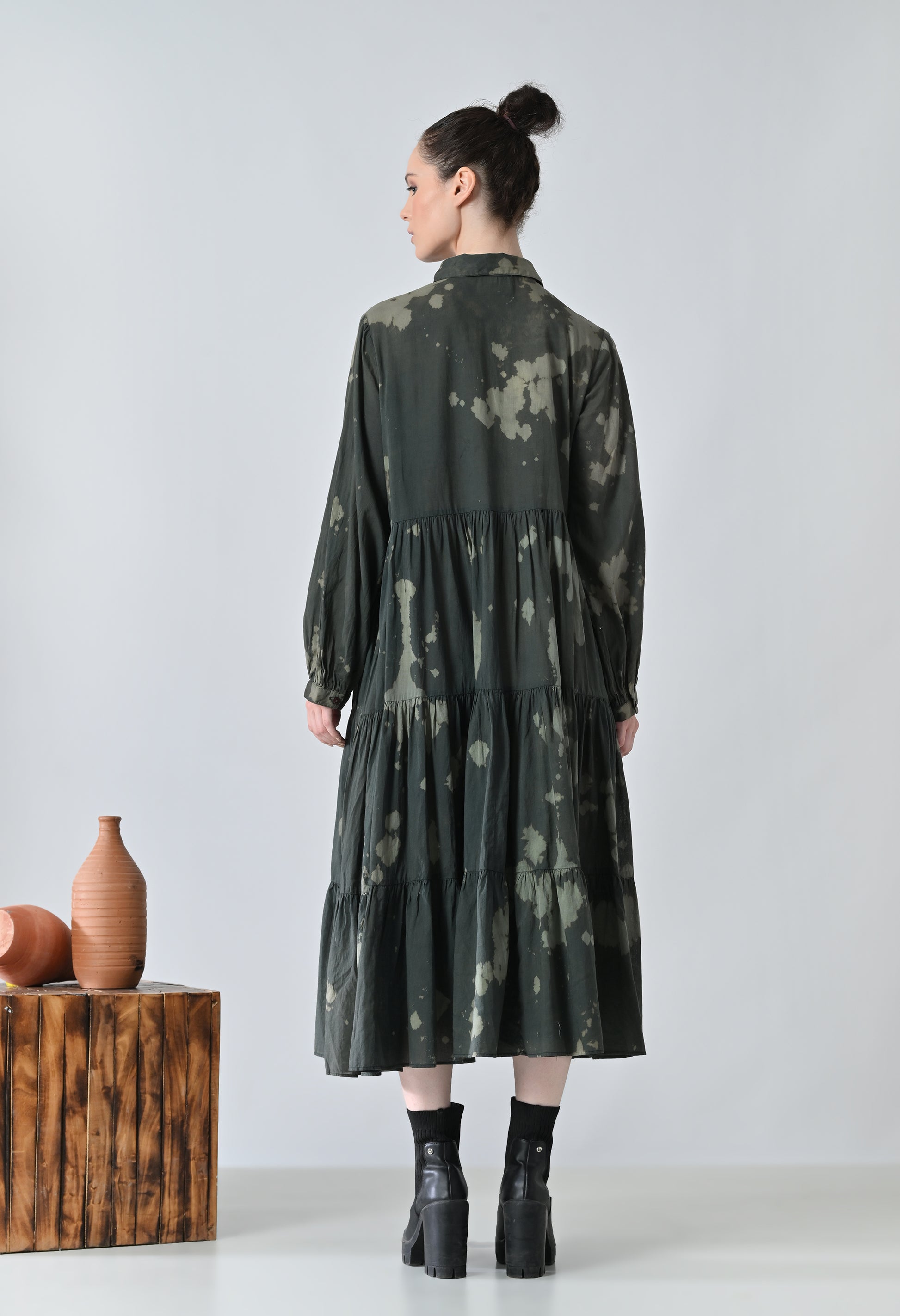 Dual tone dress