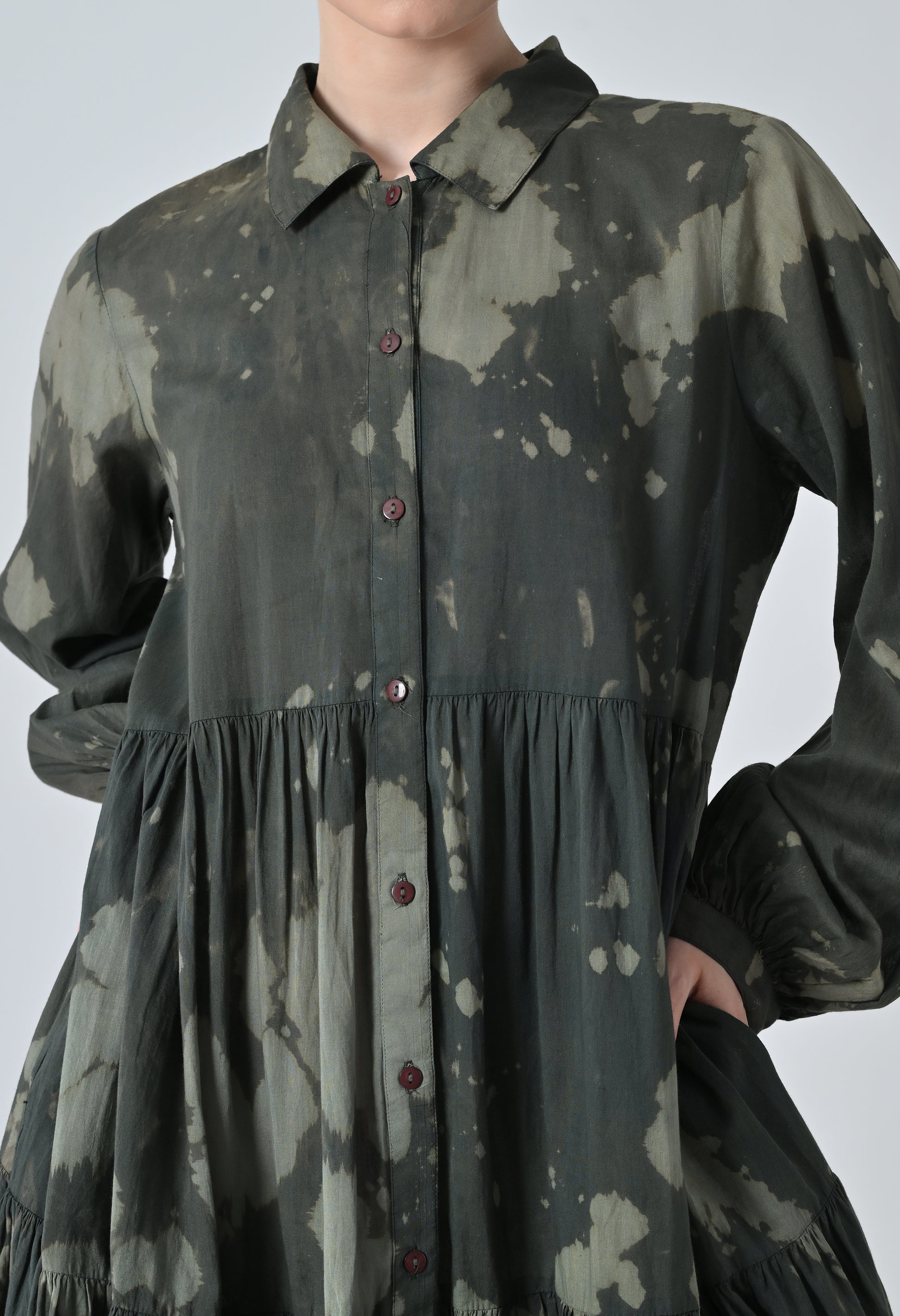 Dual tone dress