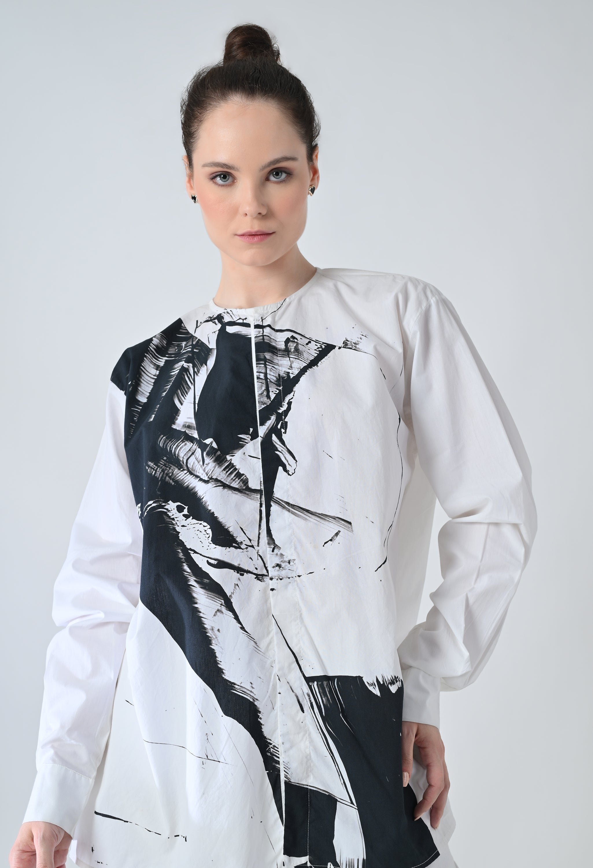 Ink print shirt