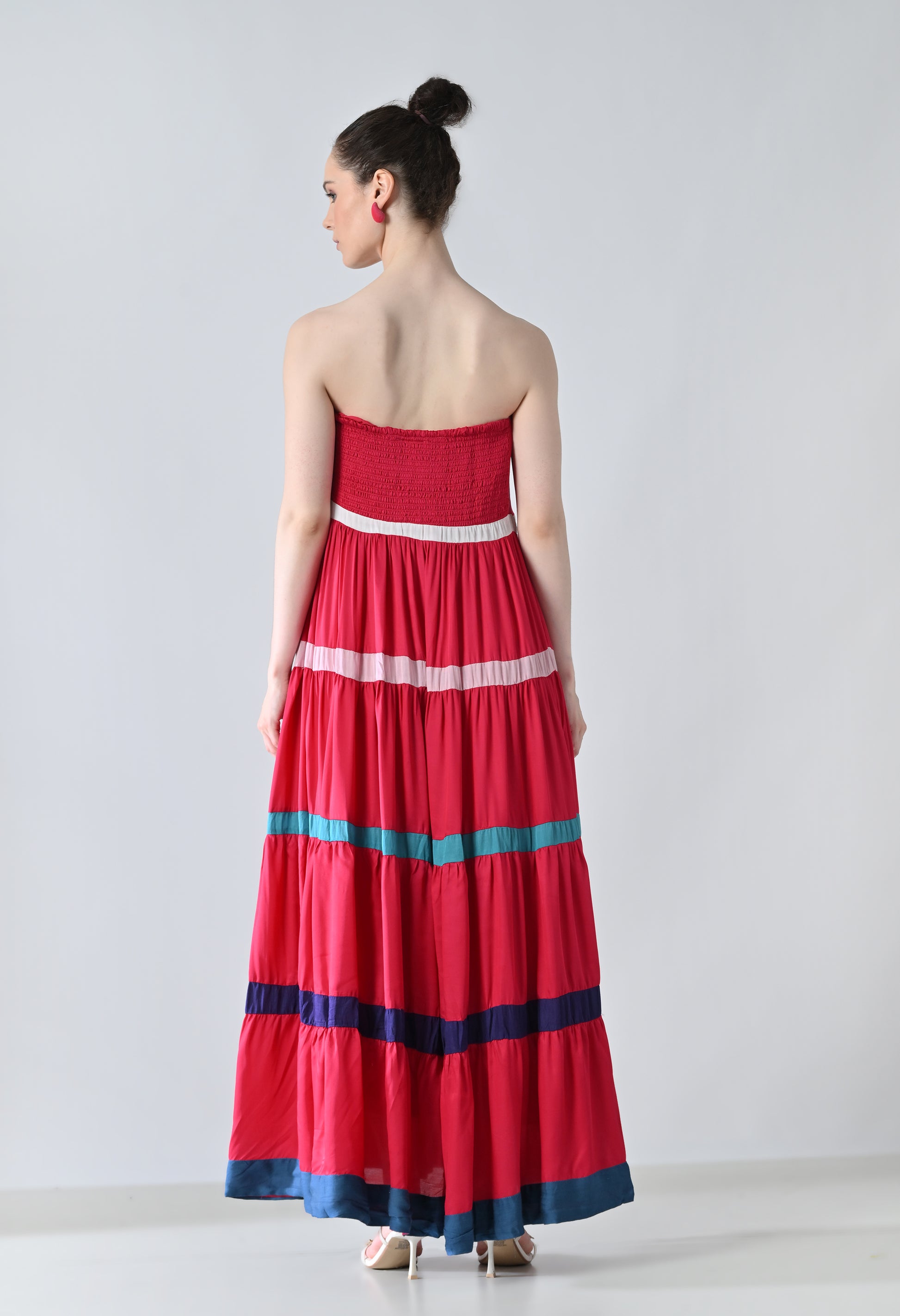 Pink tube dress