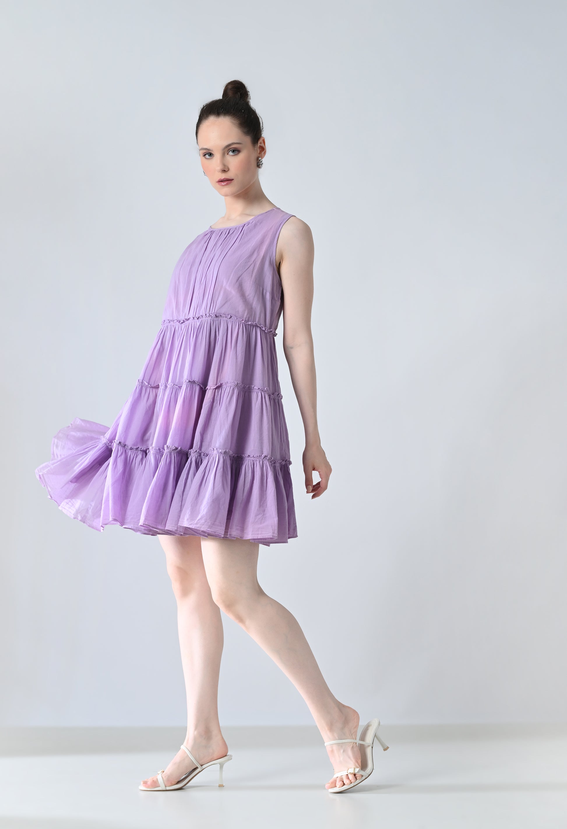 mini lavender dress
