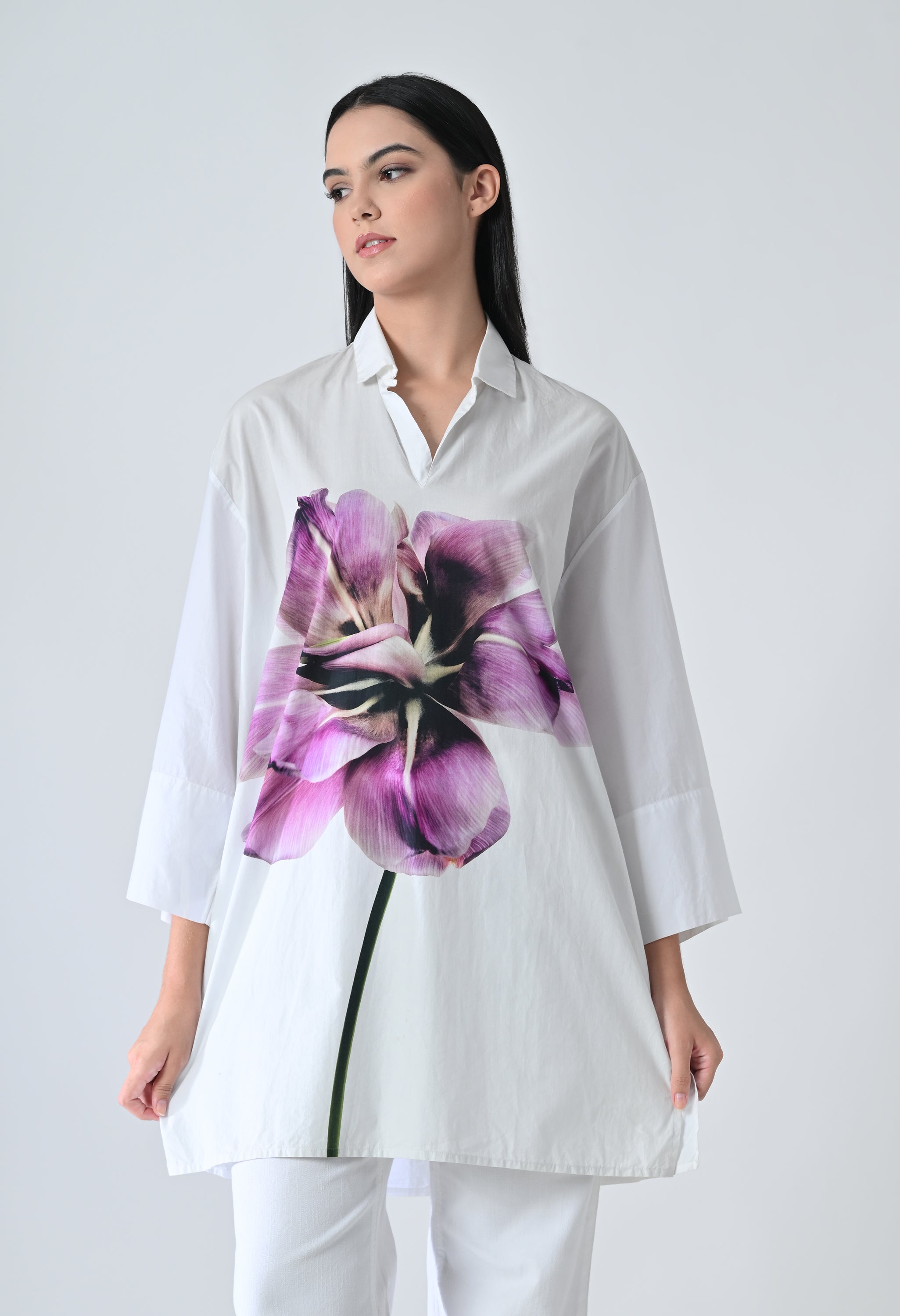 Plum Petals shirt