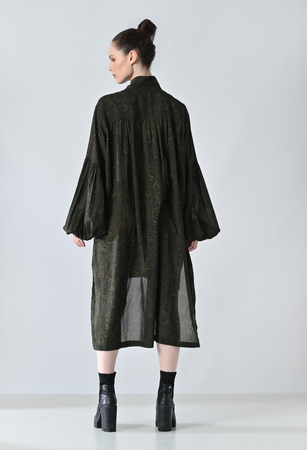 olive green shirt