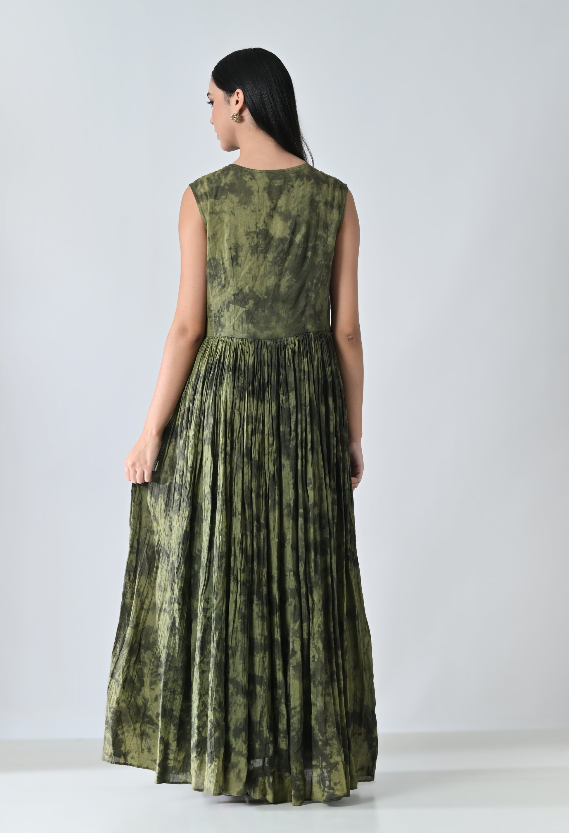 Green Static dress