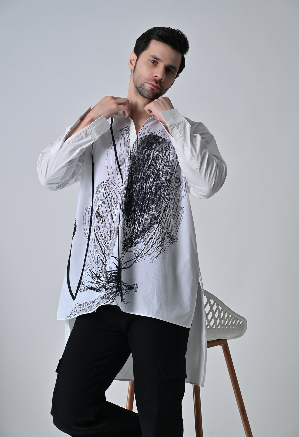 Ink Symmetry shirt - samant chauhan design 