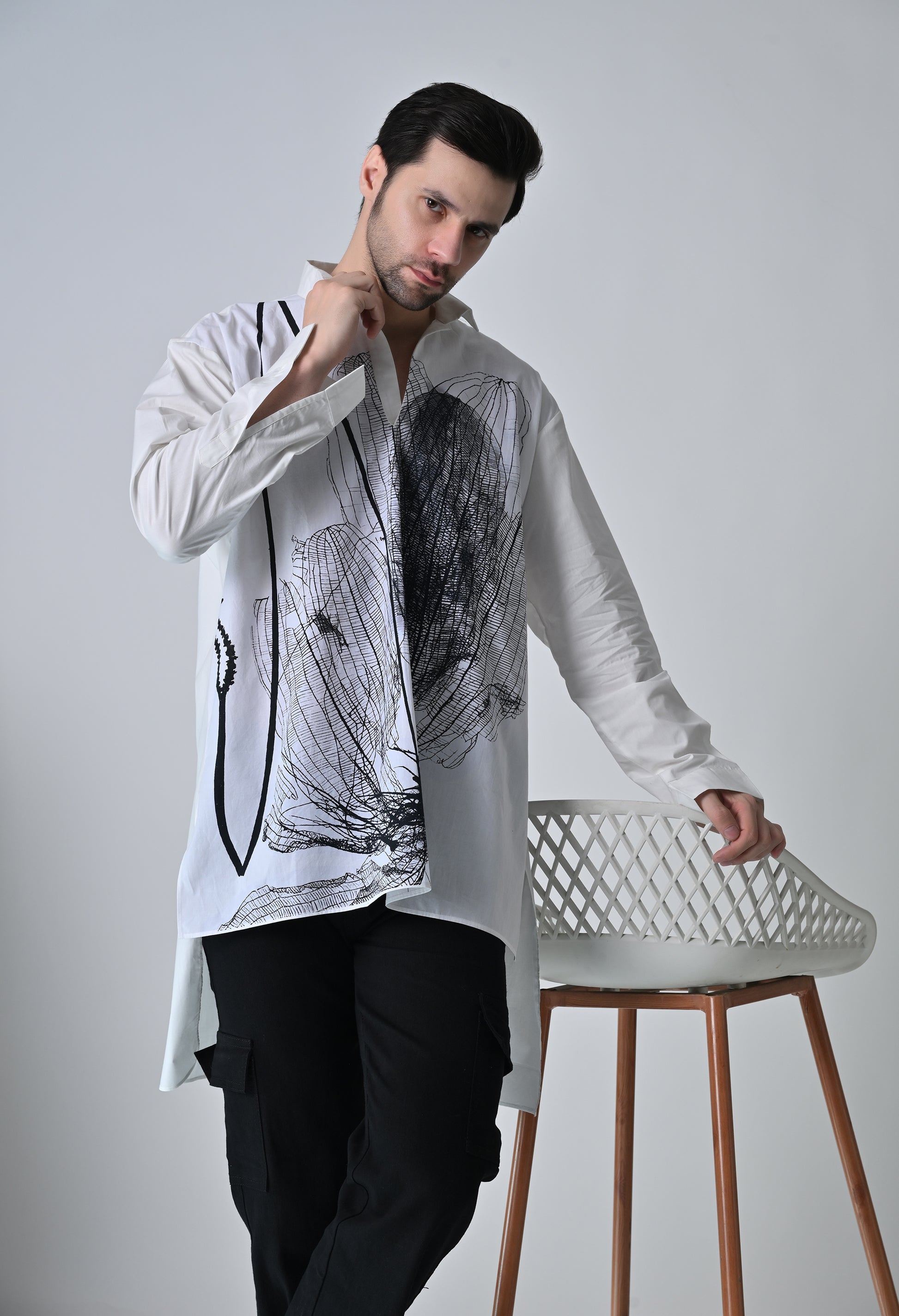 Ink Symmetry shirt - samant chauhan design 