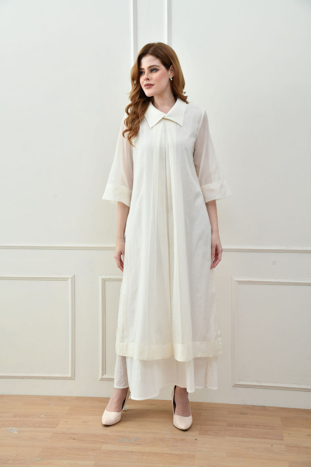 Classic collar dress - samant chauhan design 