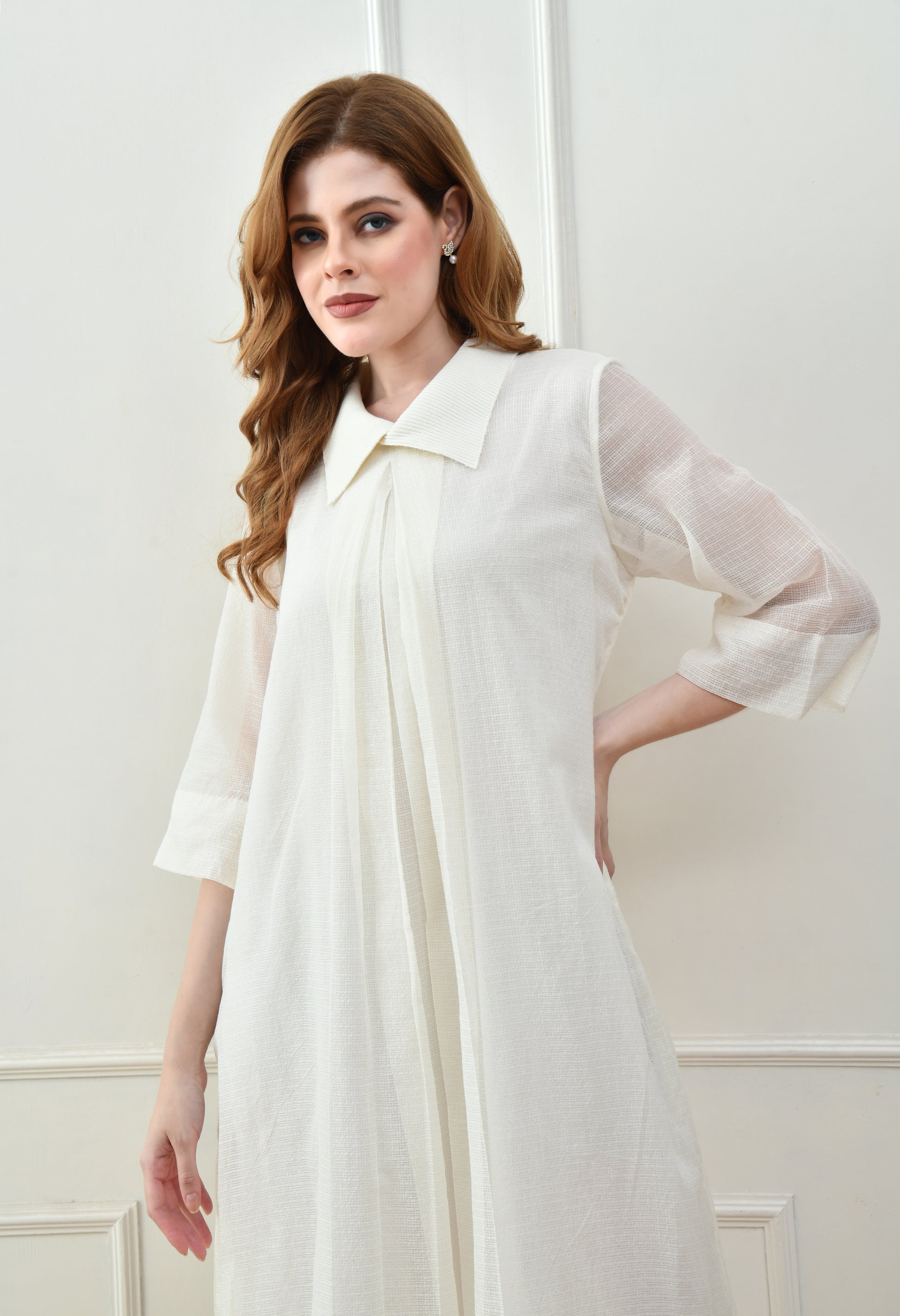 Classic collar dress