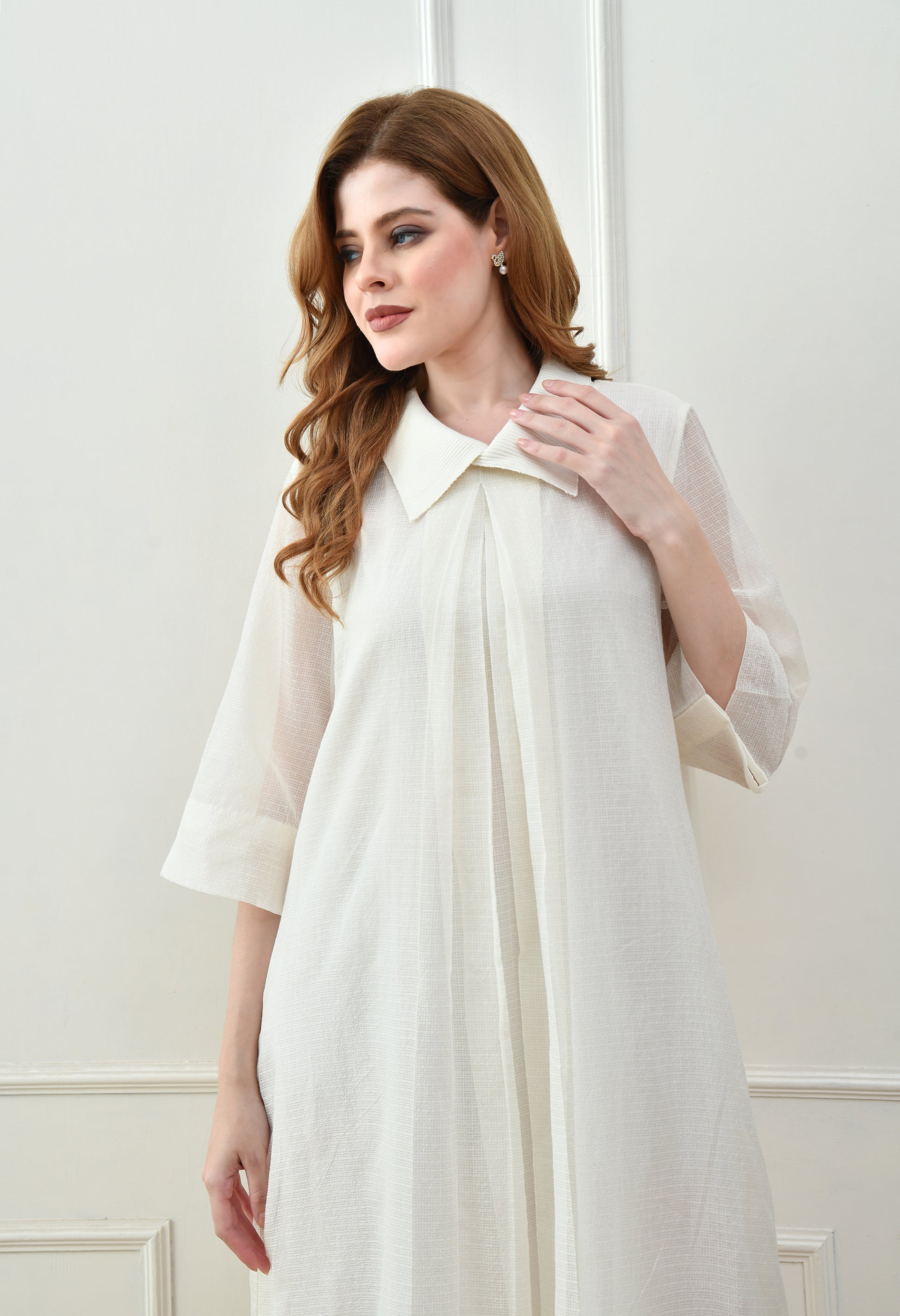 Classic collar dress