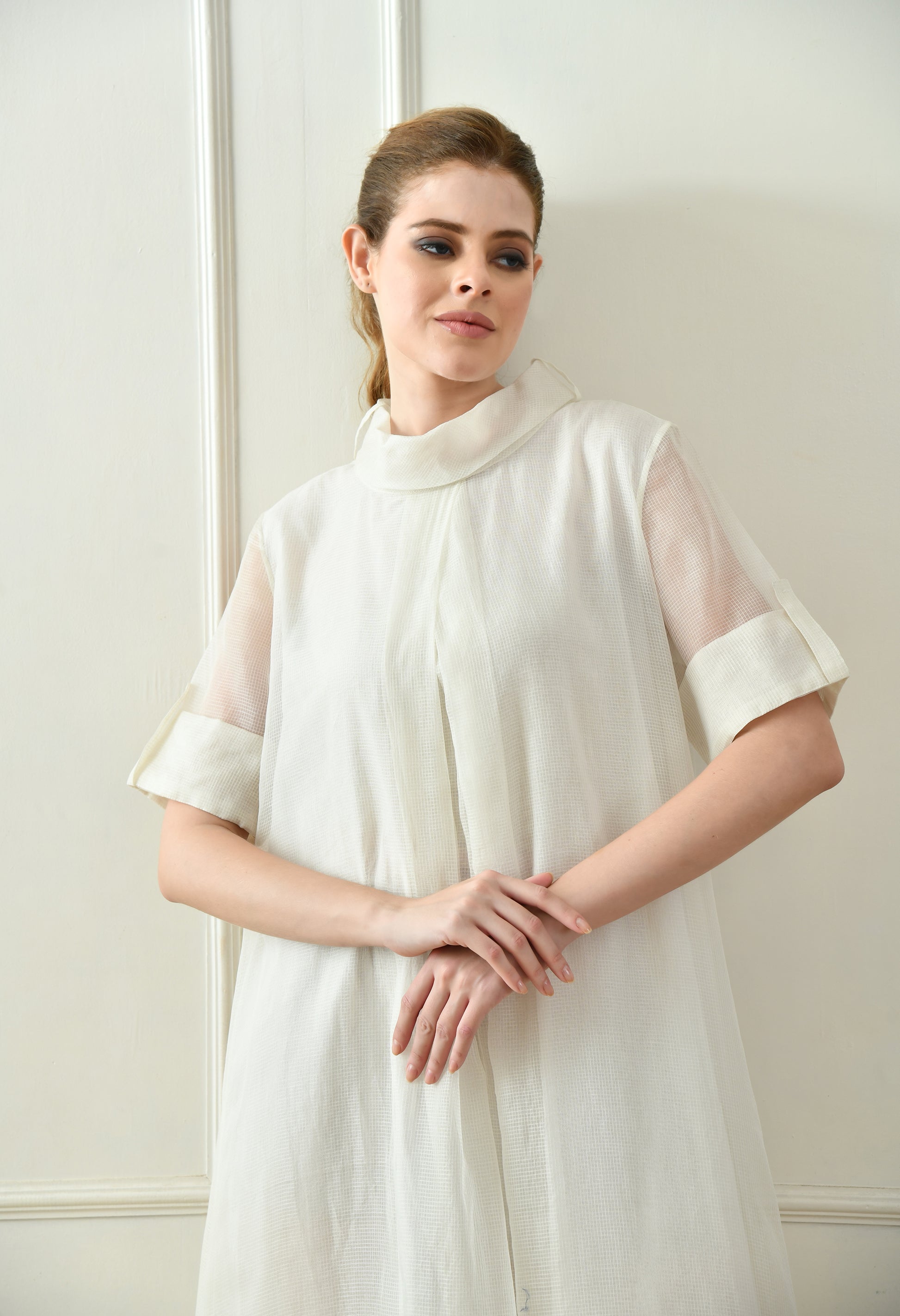 Refined High Neck dress