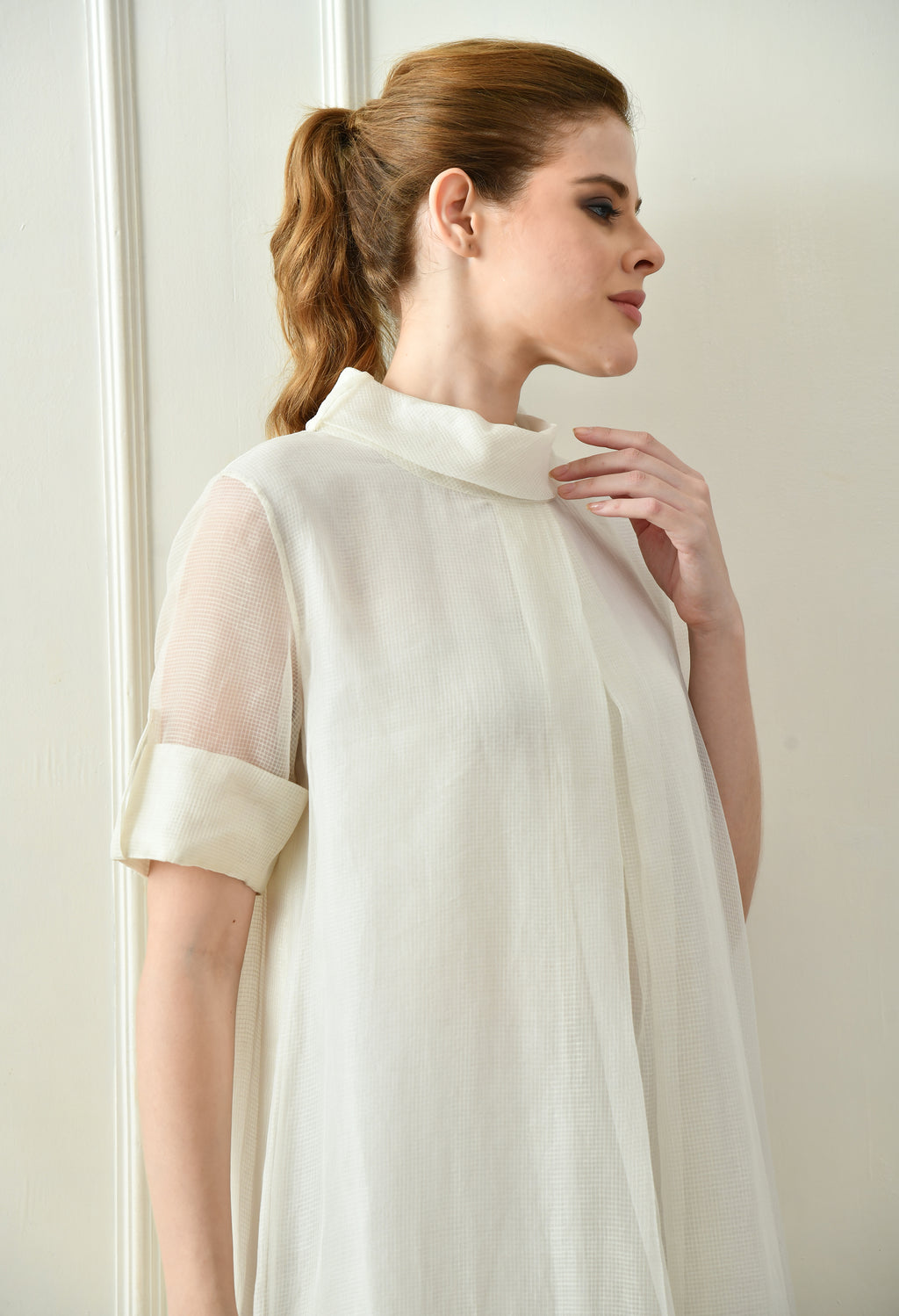 Refined High Neck dress