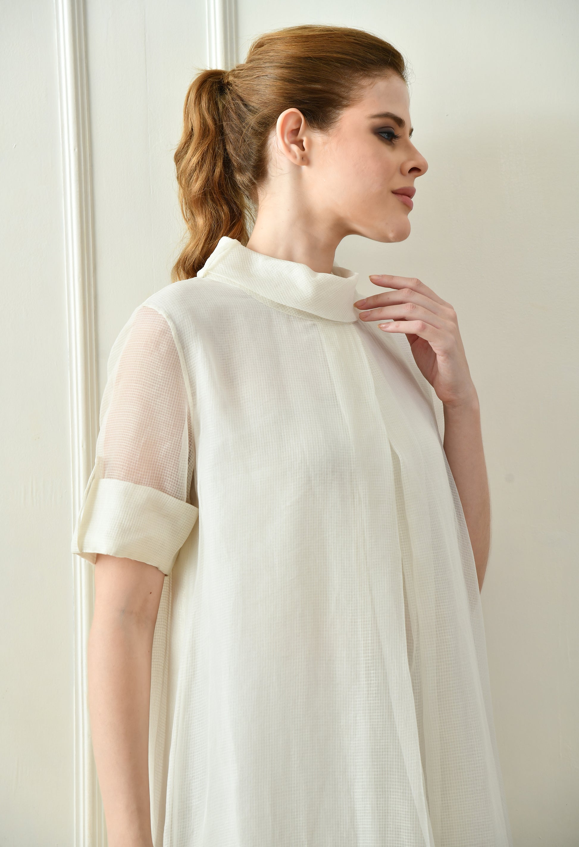 Refined High Neck dress