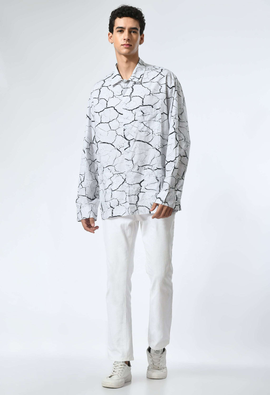 INKWAVE SHIRT featuring Bombay to Tokyo inspired print on soft cotton fabric.