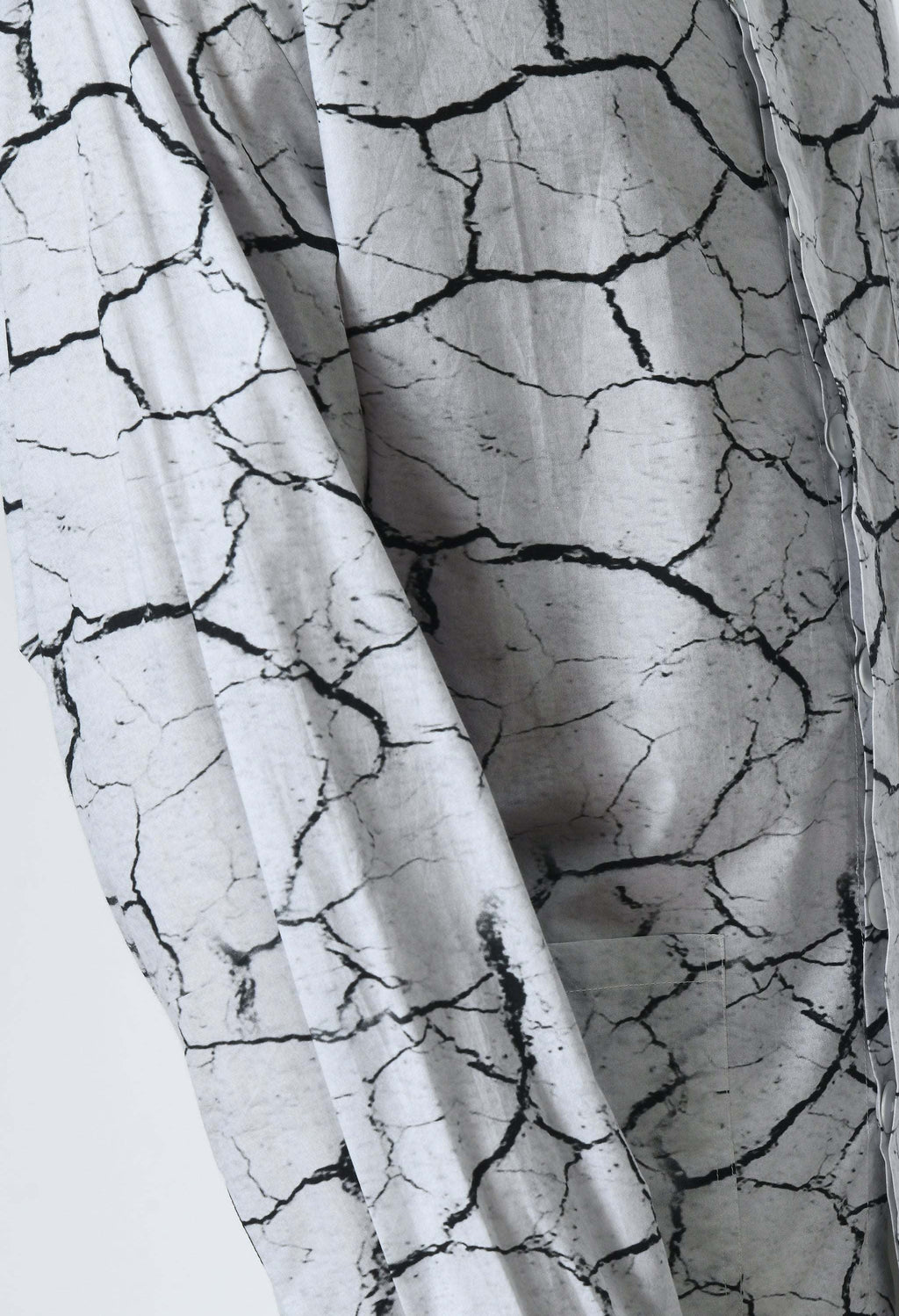 Soft cotton INKWAVE SHIRT with Bombay to Tokyo journey-inspired print.