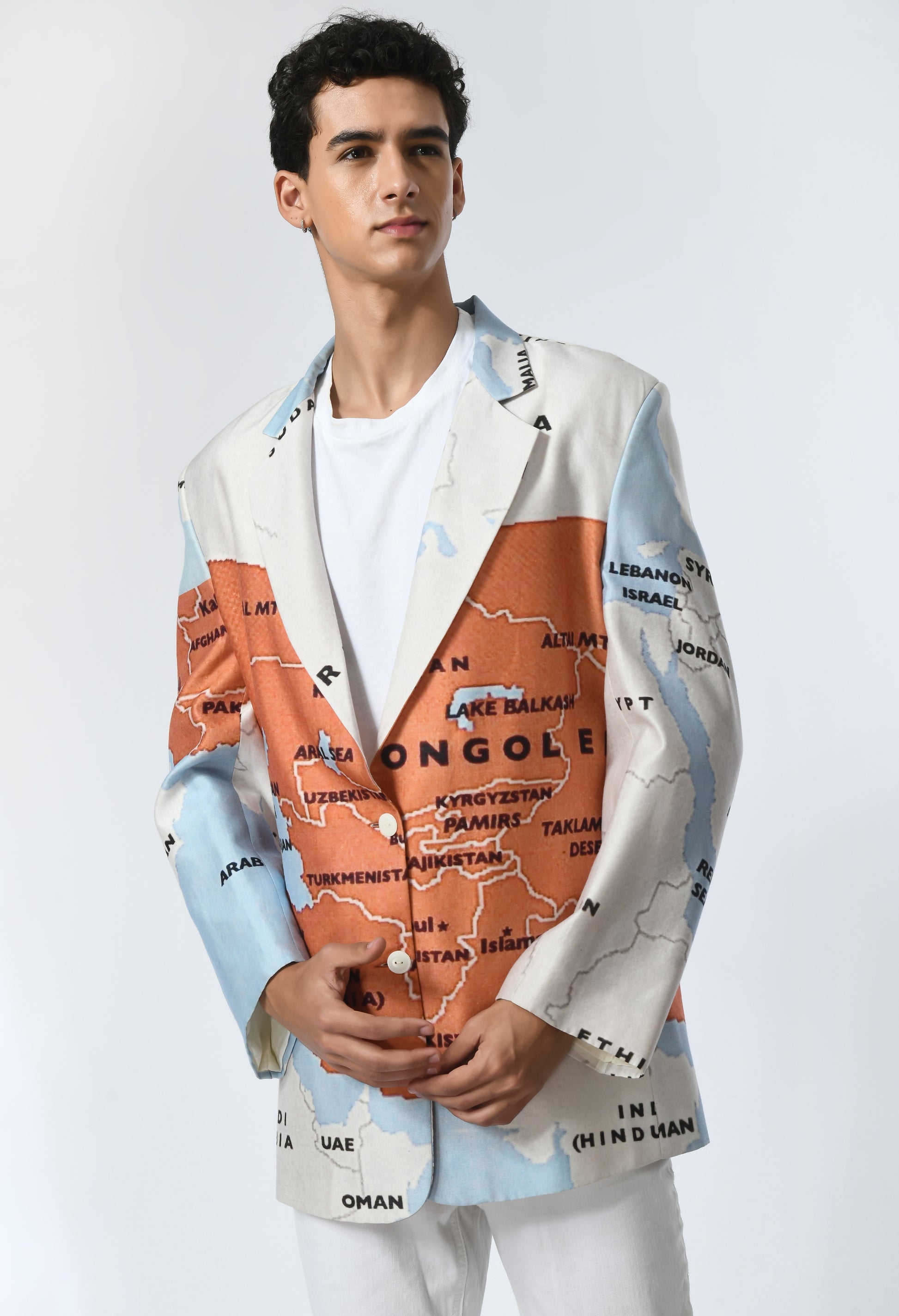 Printed Pulse jacket - samant chauhan design 