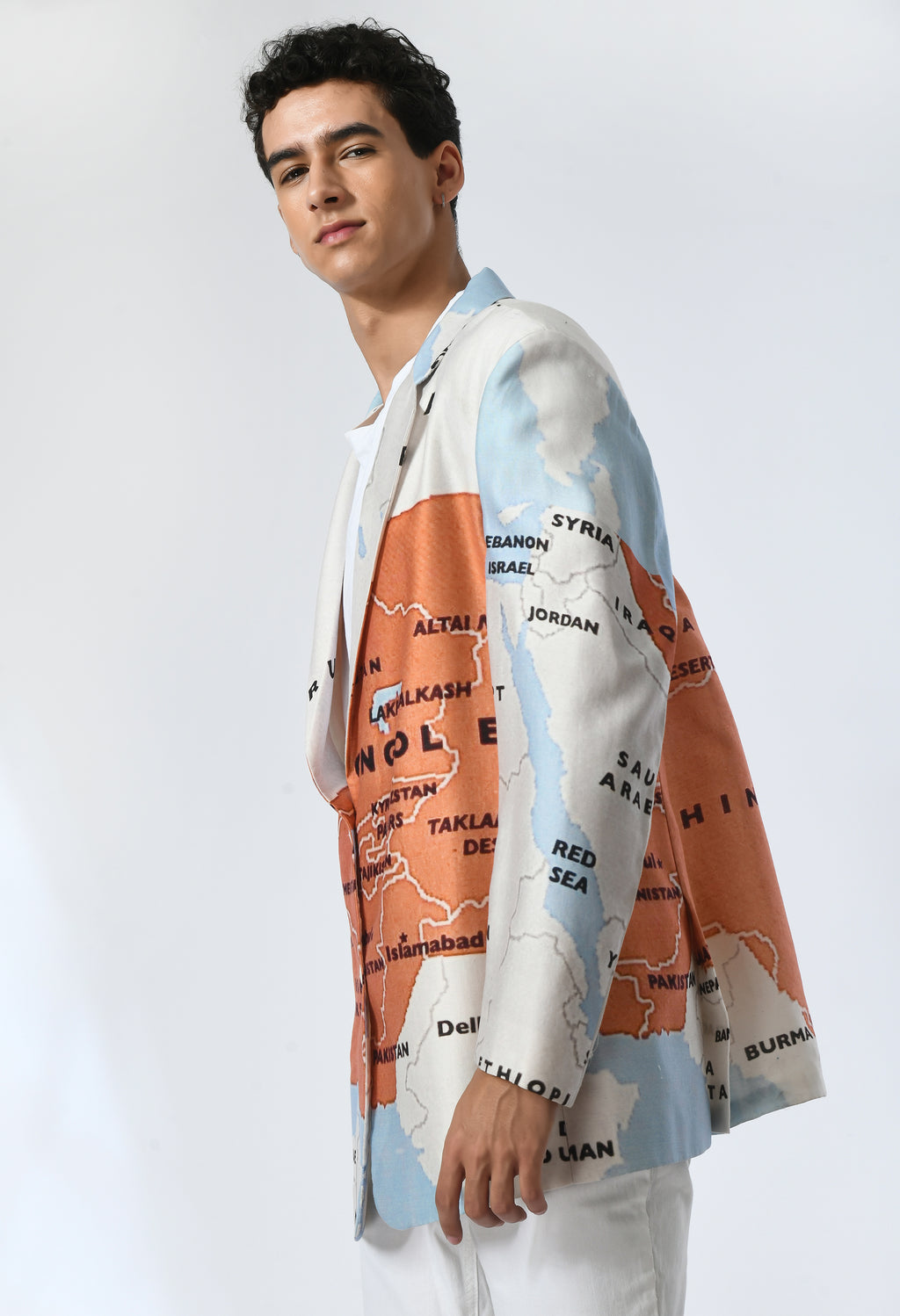 Printed Pulse jacket - samant chauhan design 