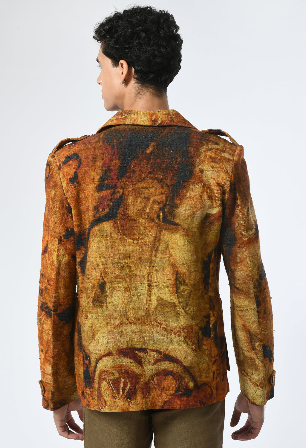 Patterned Depth jacket - samant chauhan design 
