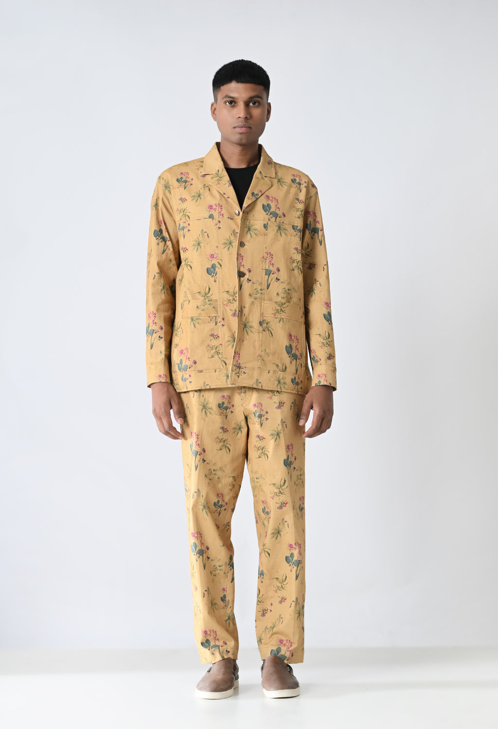 Mustard printed co-ords