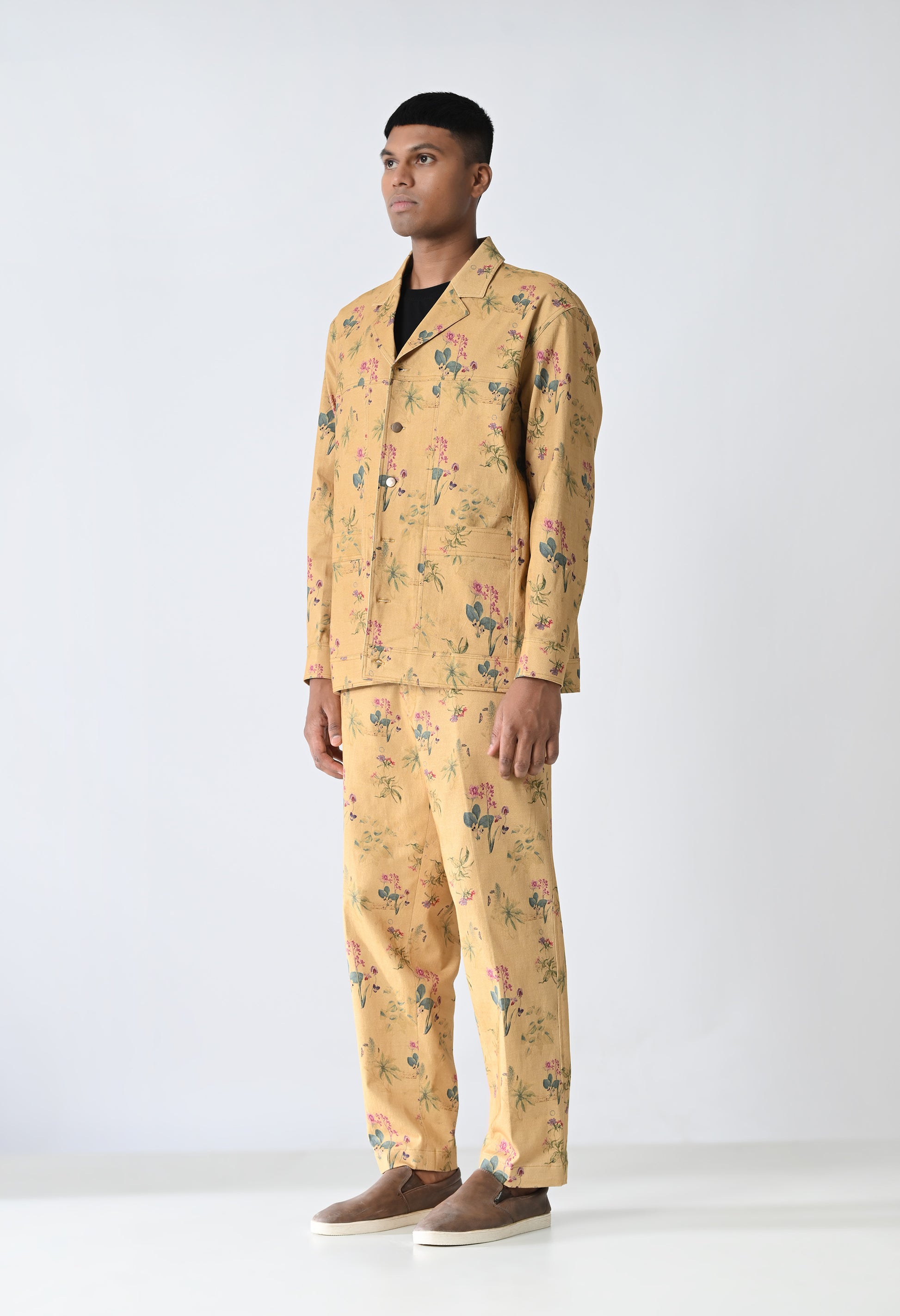 Mustard printed co-ords