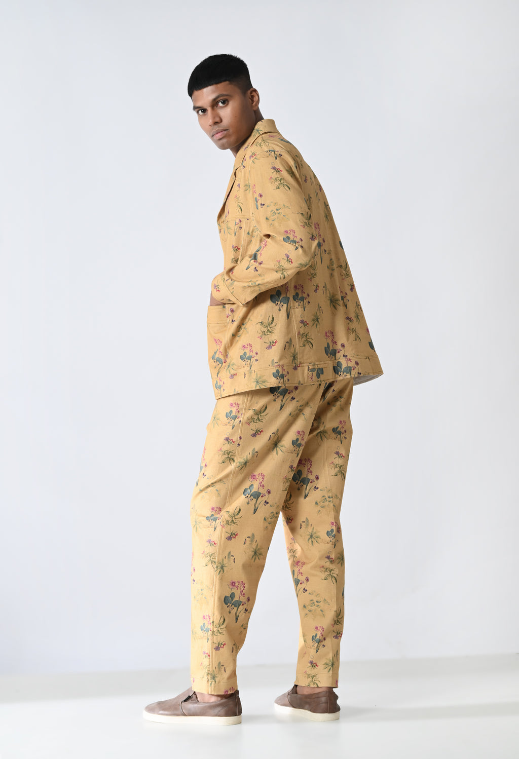 Mustard printed co-ords