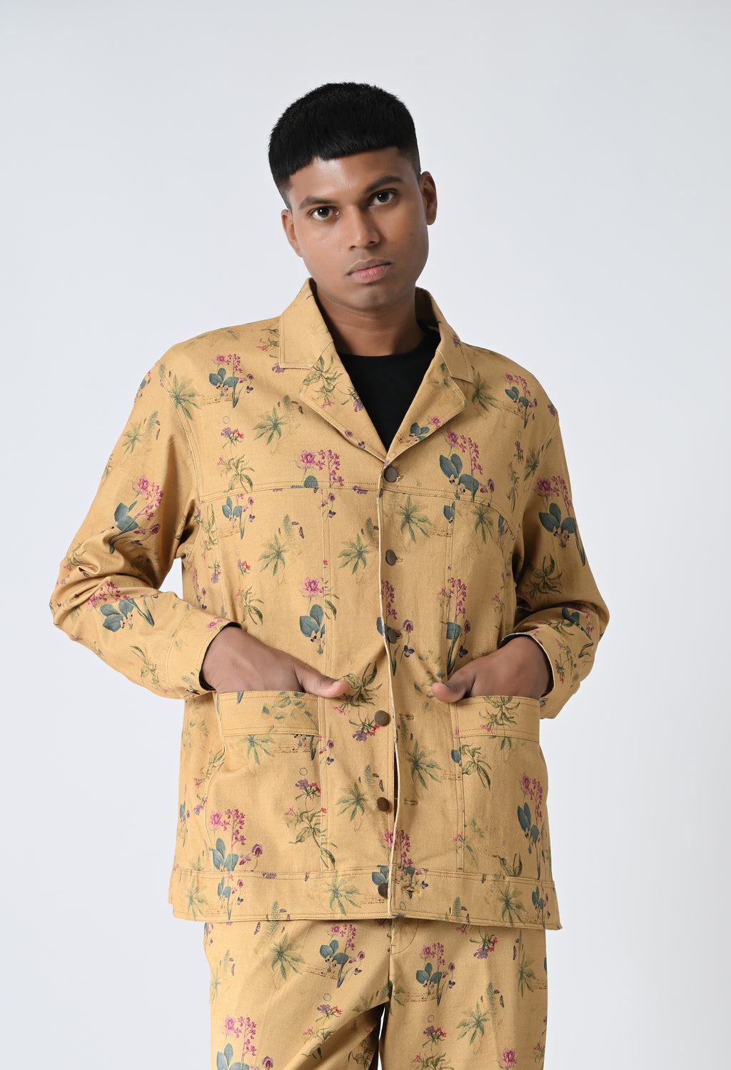 Mustard printed co-ords