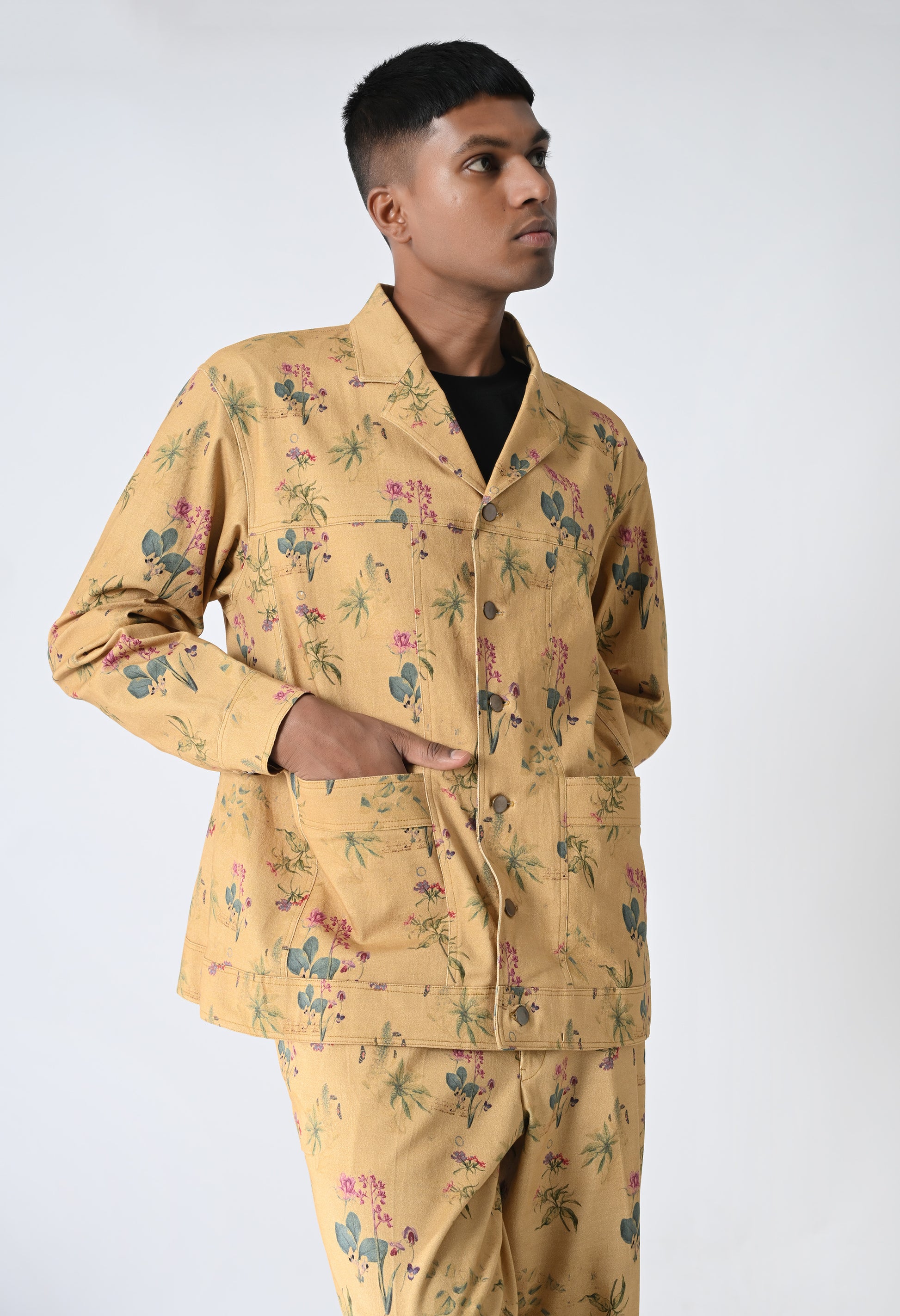 Mustard printed co-ords