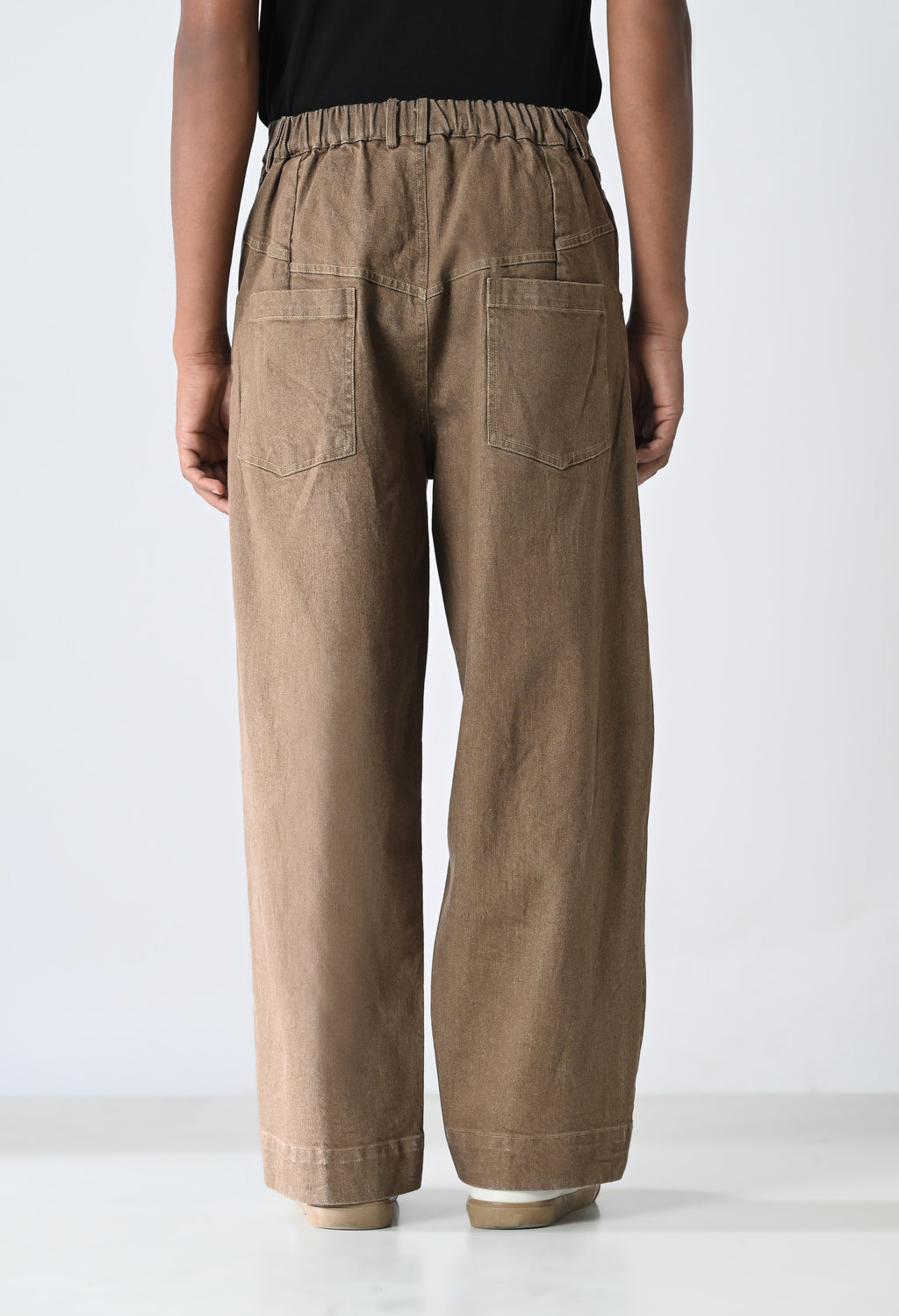 Vintage Rugged Denim Trousers