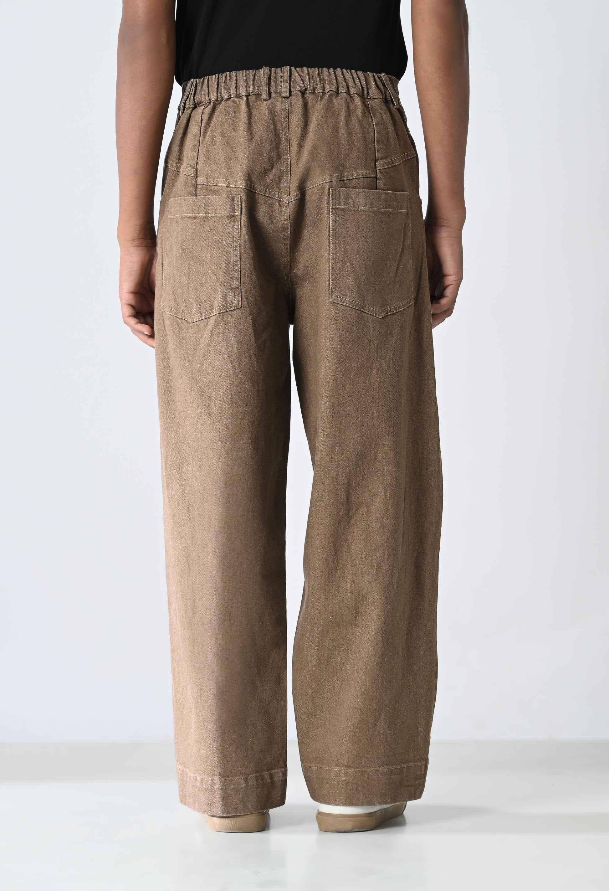 Vintage Rugged Denim Trousers
