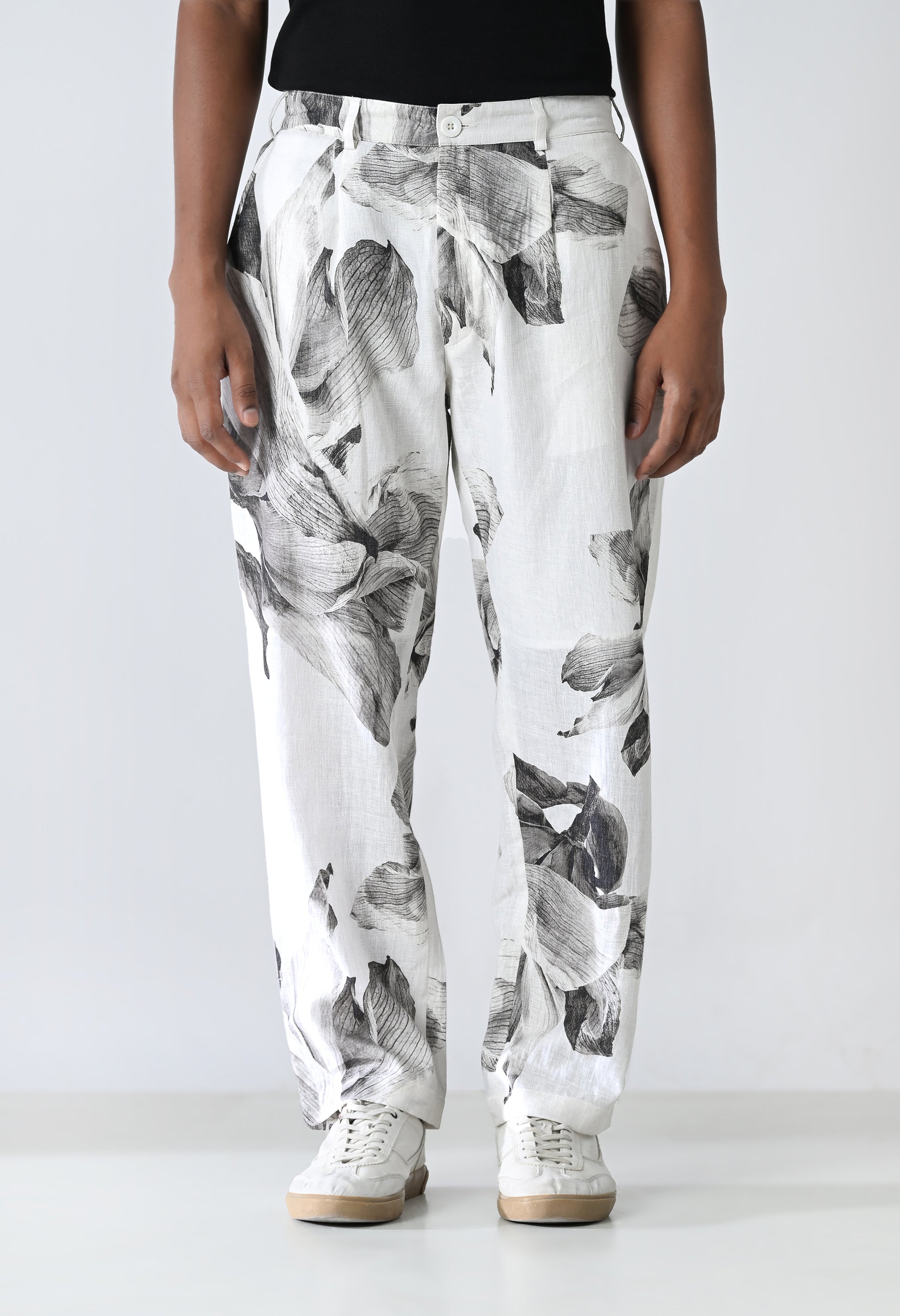 Dark bloom trousers