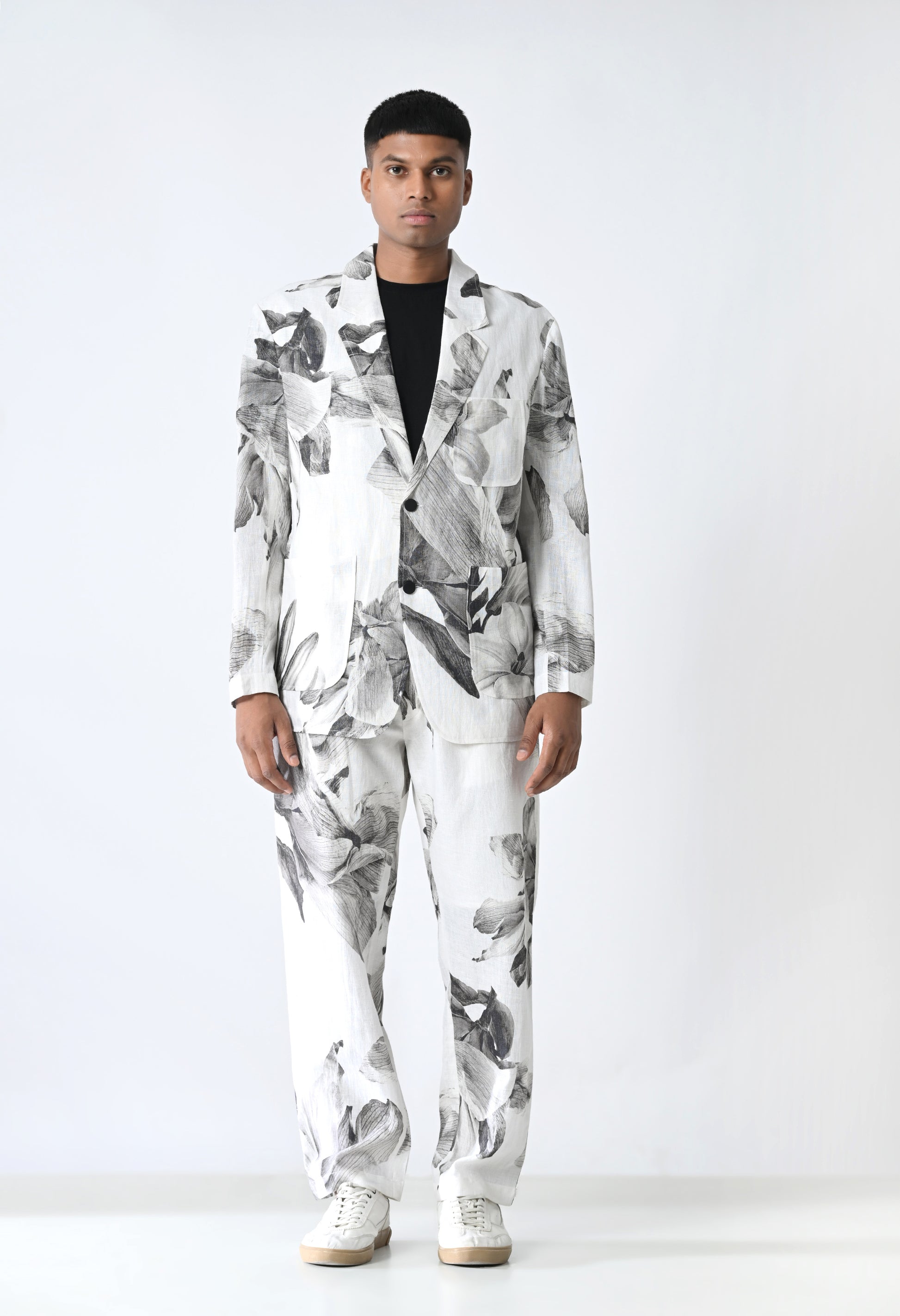 Dark bloom trousers