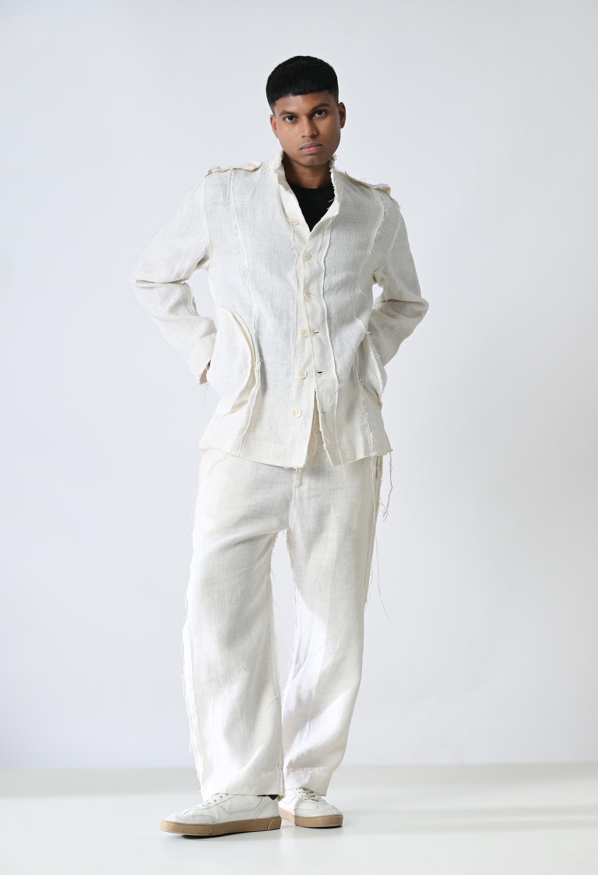 Cream Texture co-ords