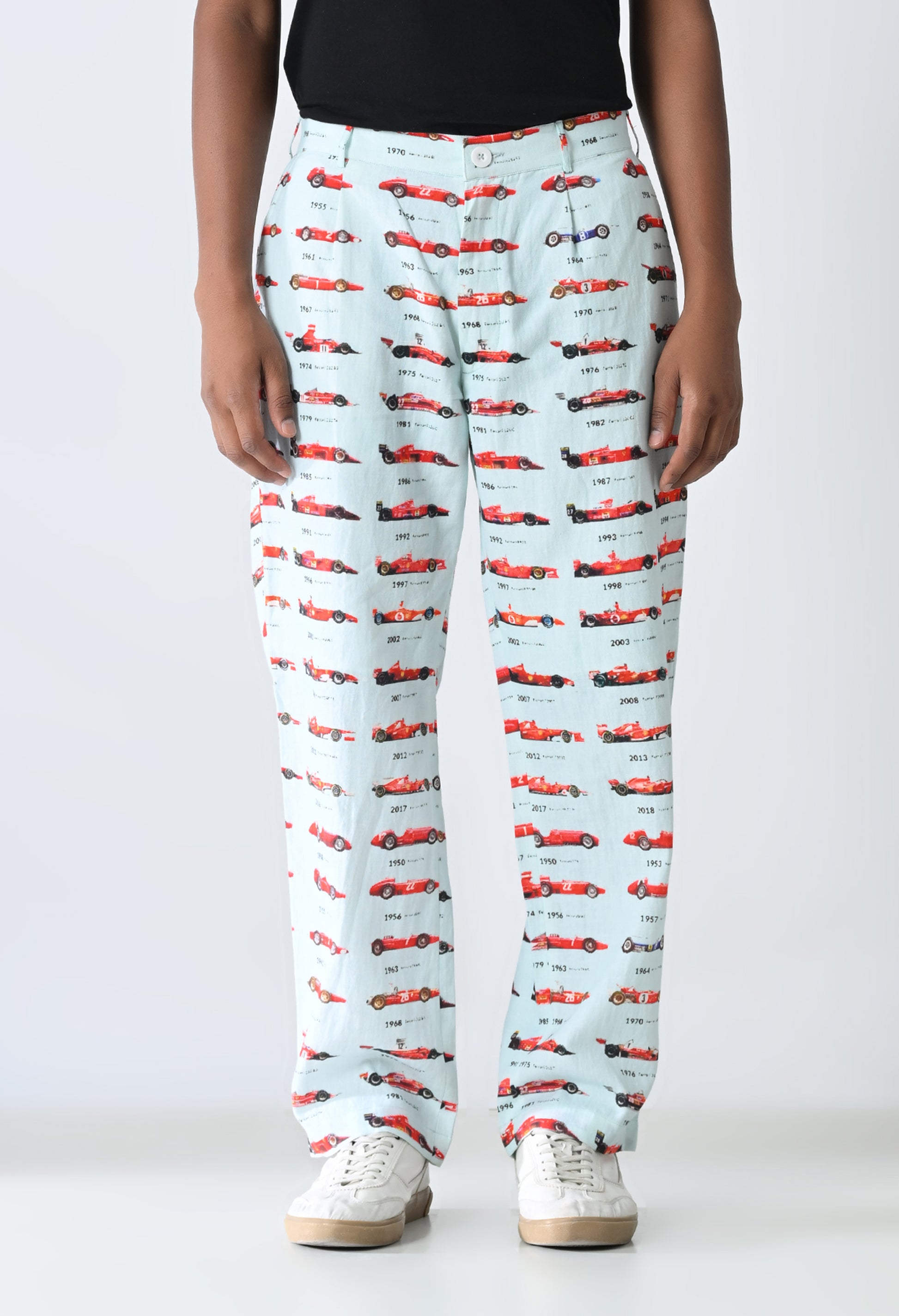 Rush print trousers