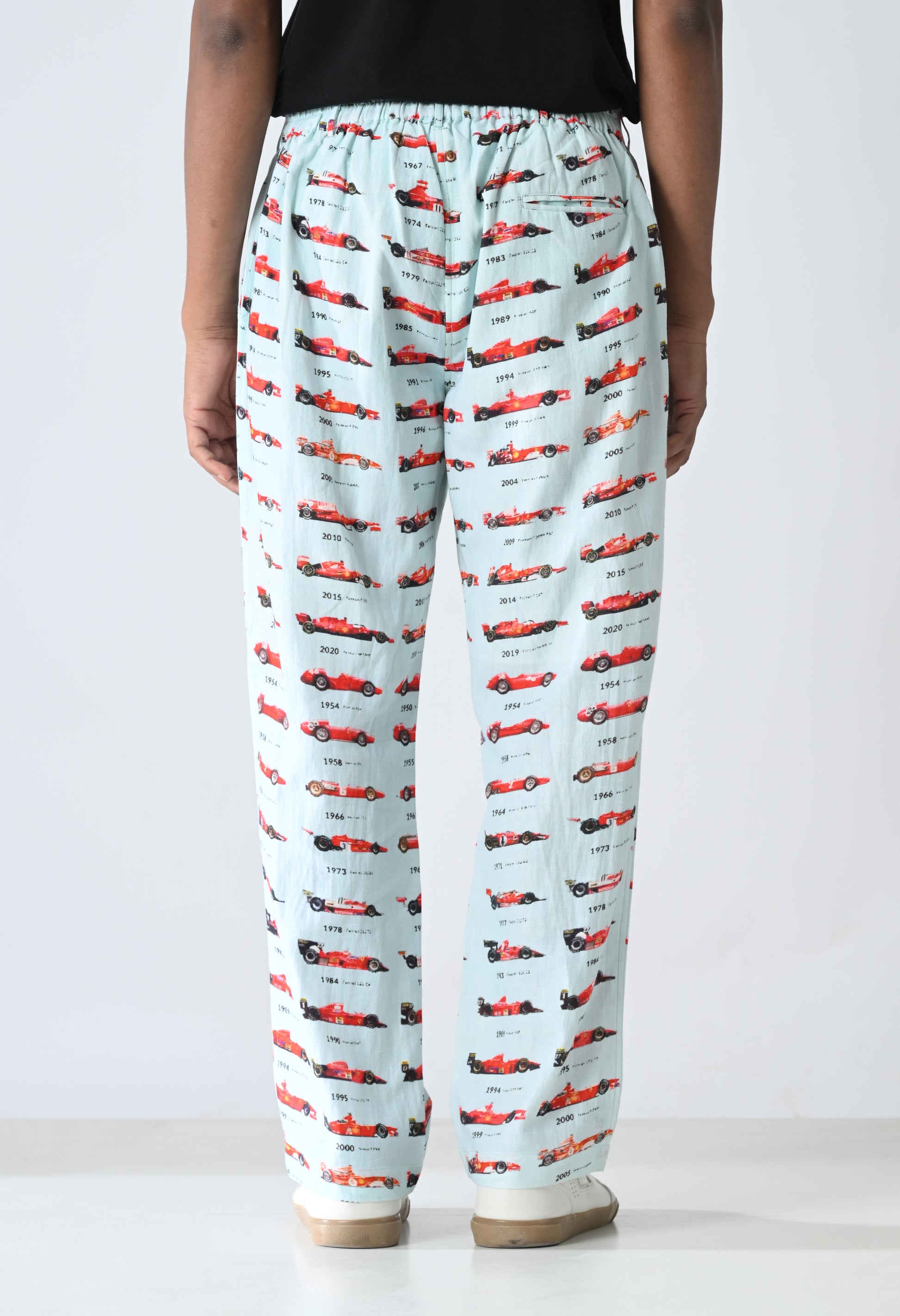 Rush print trousers
