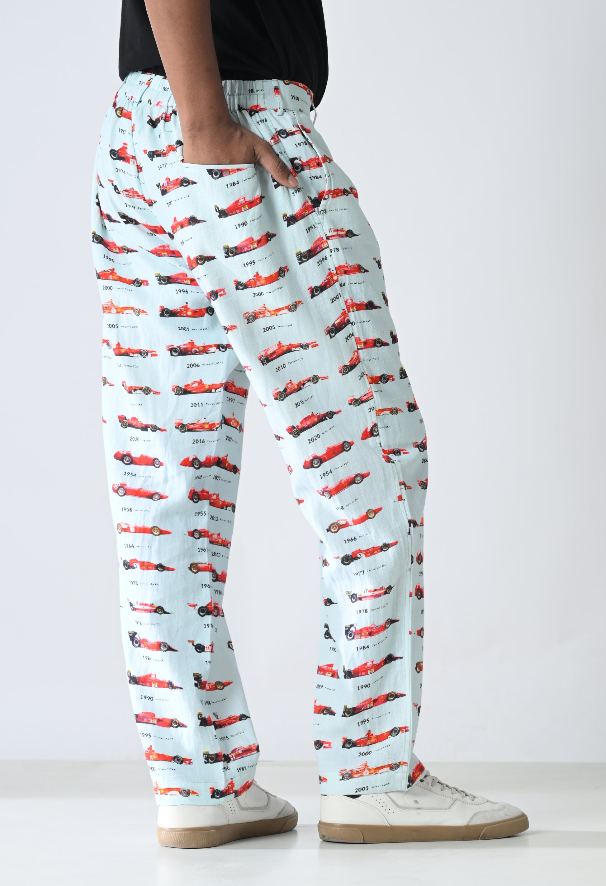 Rush print trousers
