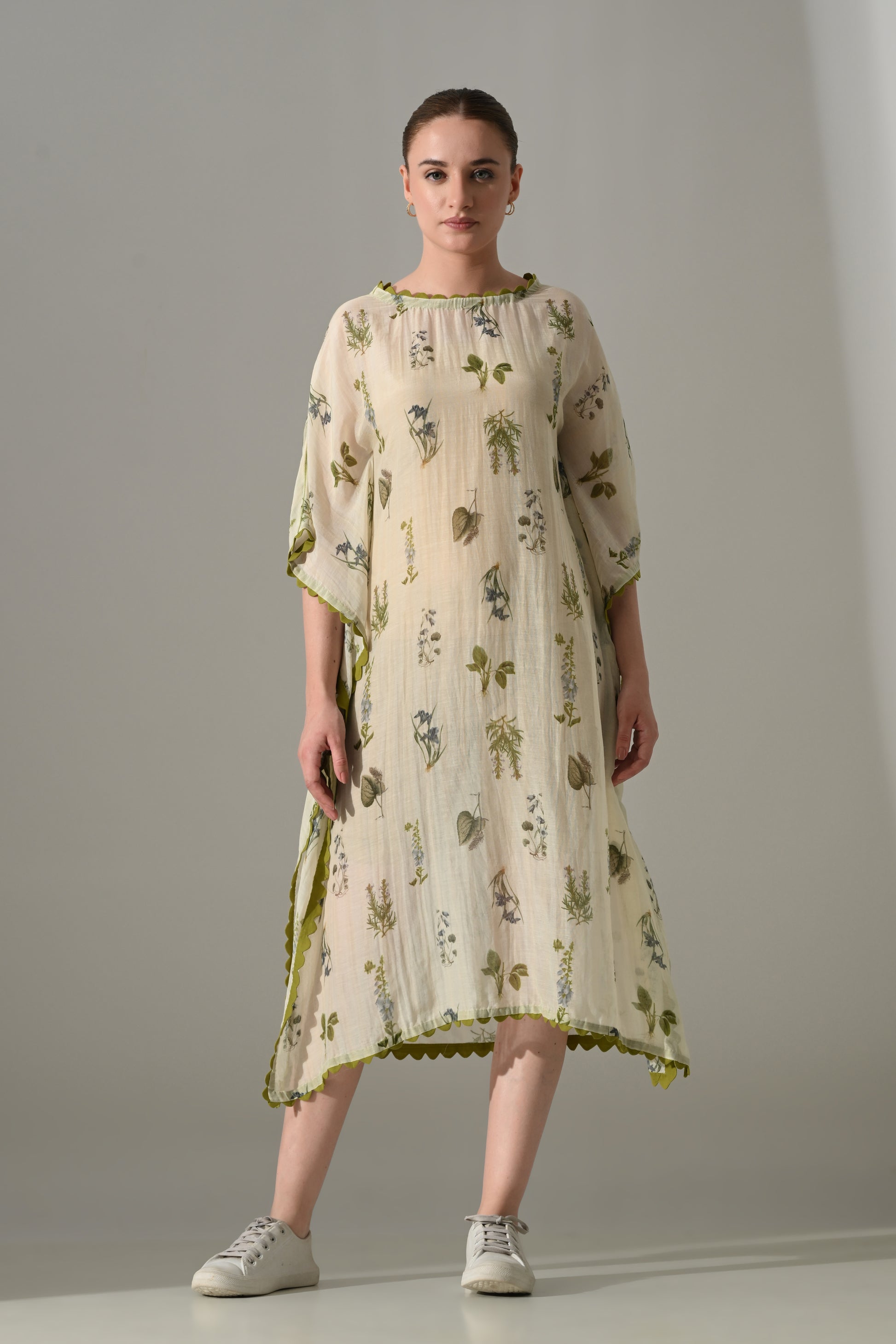 cream kaftan dress Resort Wear Bohemian Caftan Dress
