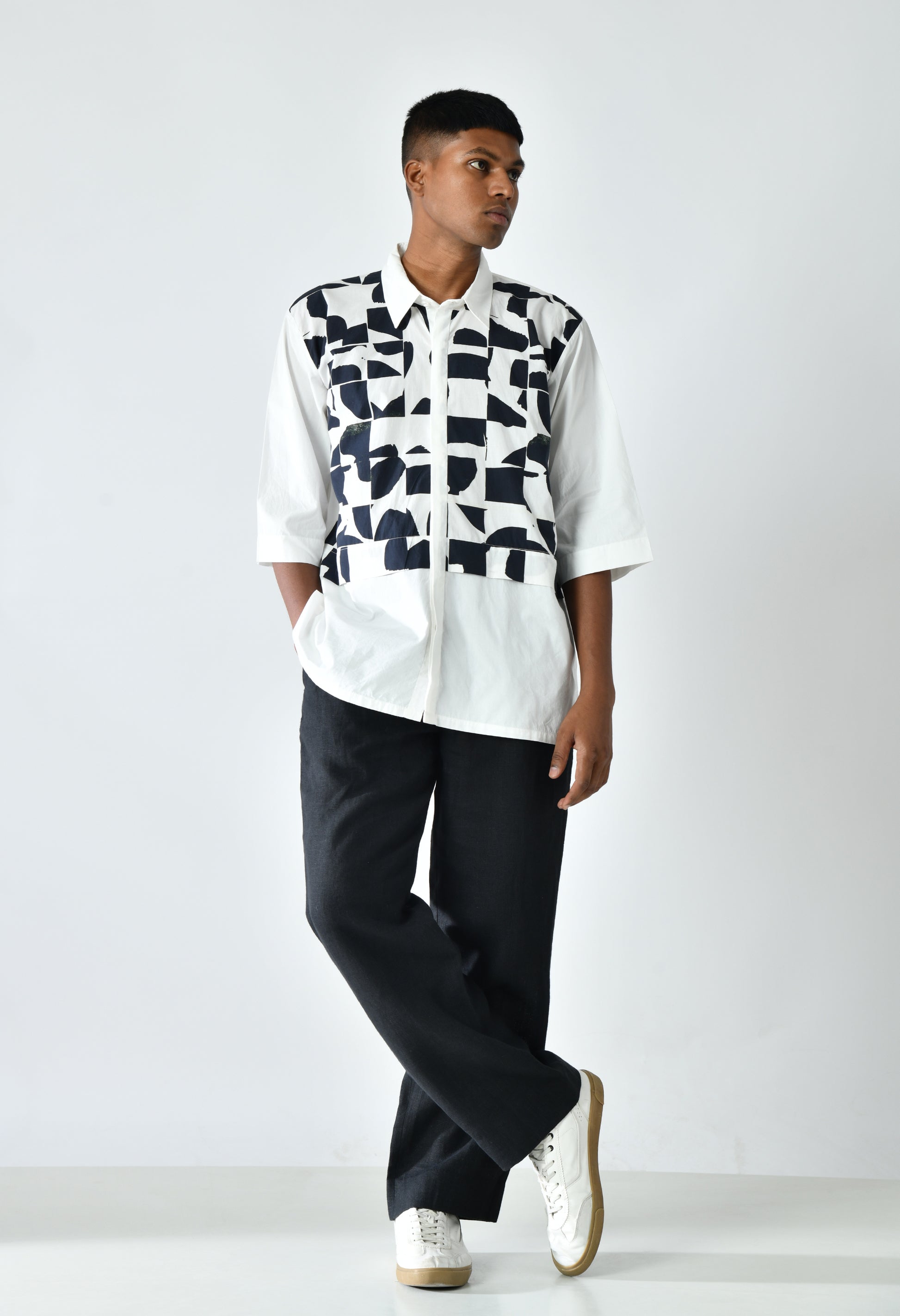 Monochrome Abstract Shirt