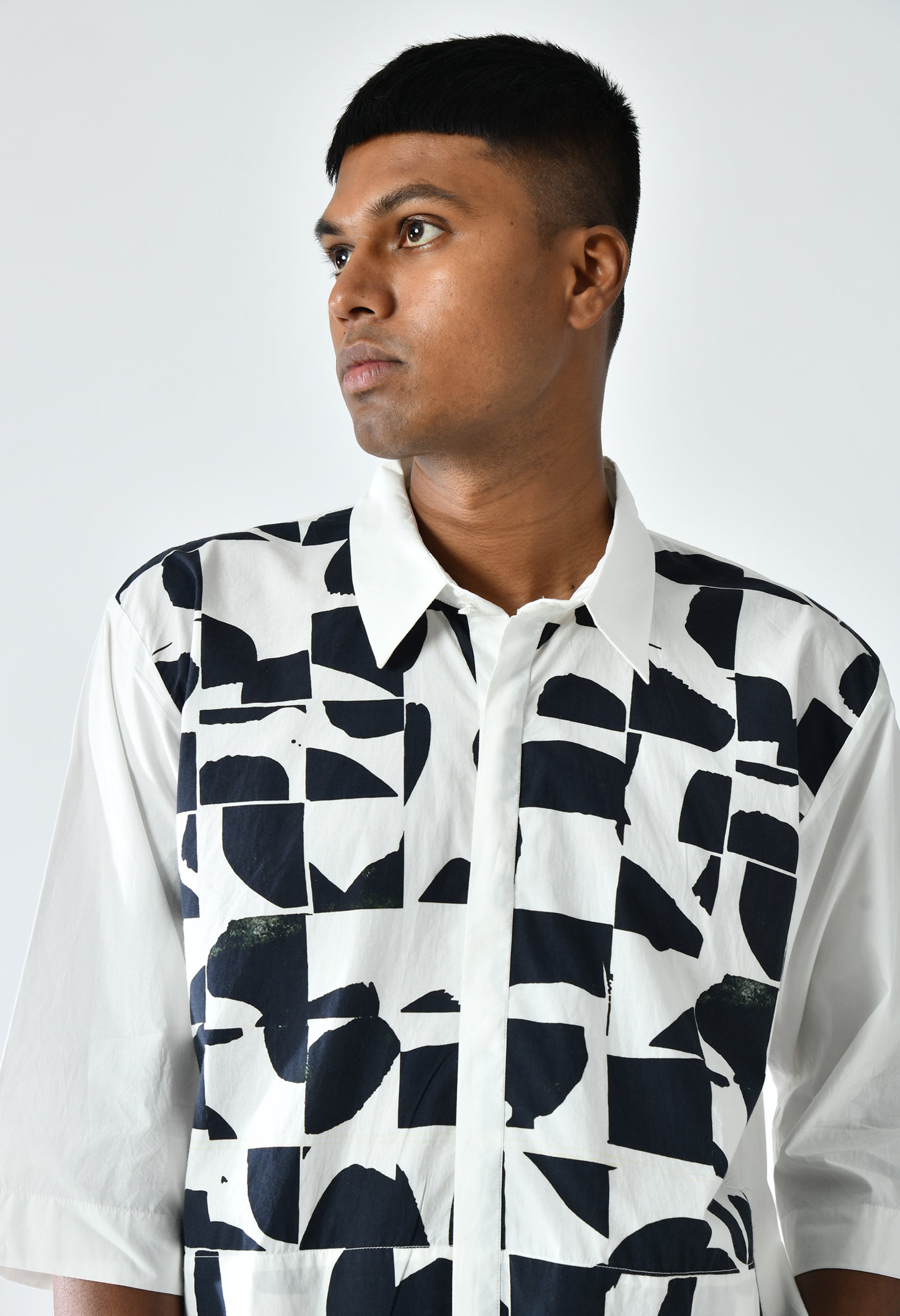Monochrome Abstract Shirt